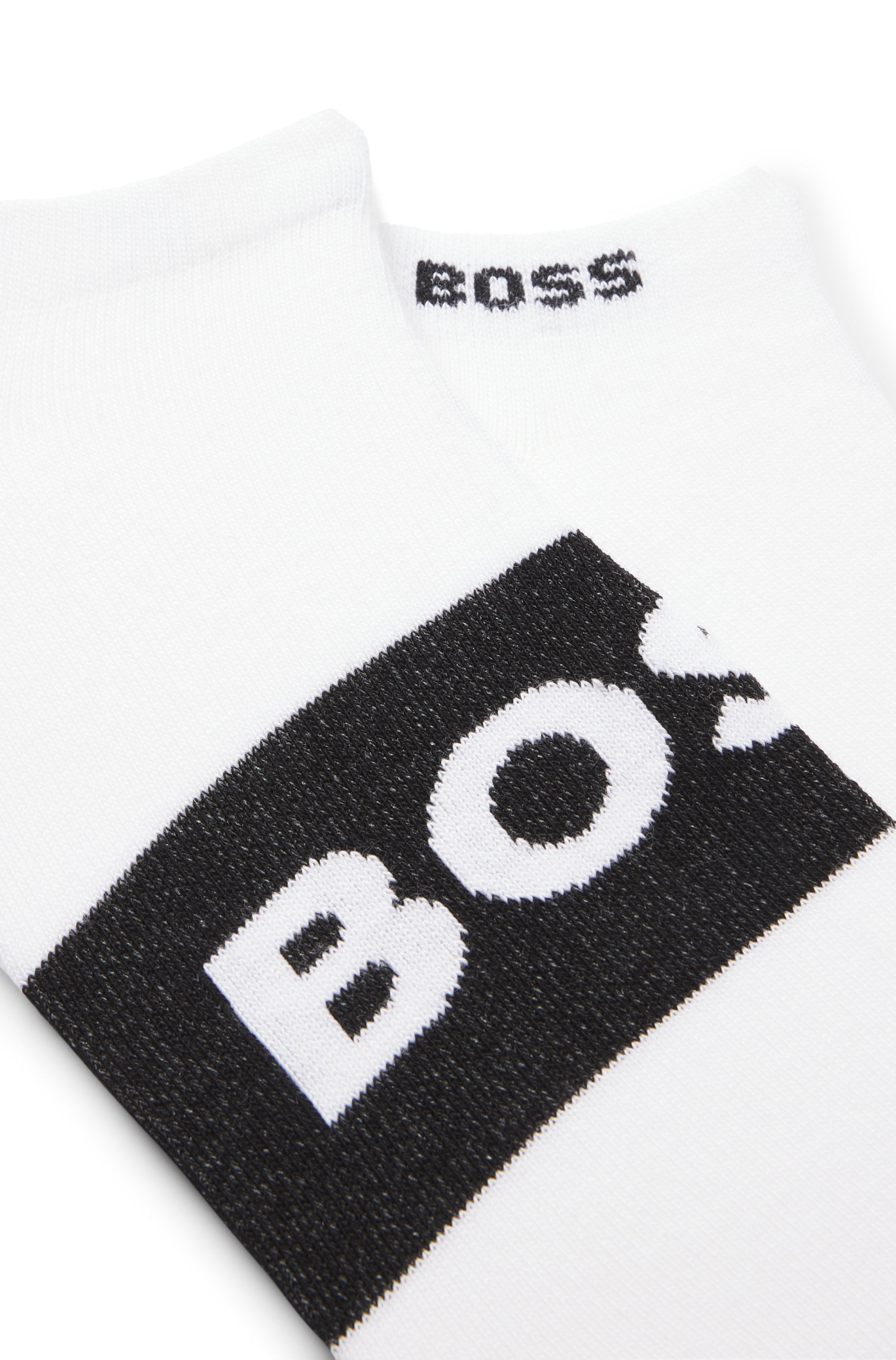 BOSS Businesssocken »2P AS Logo CC«, (Packung, 2 Paar, 2er Pack), mit grossem, eingestricktem BOSS Logo-Schriftzug