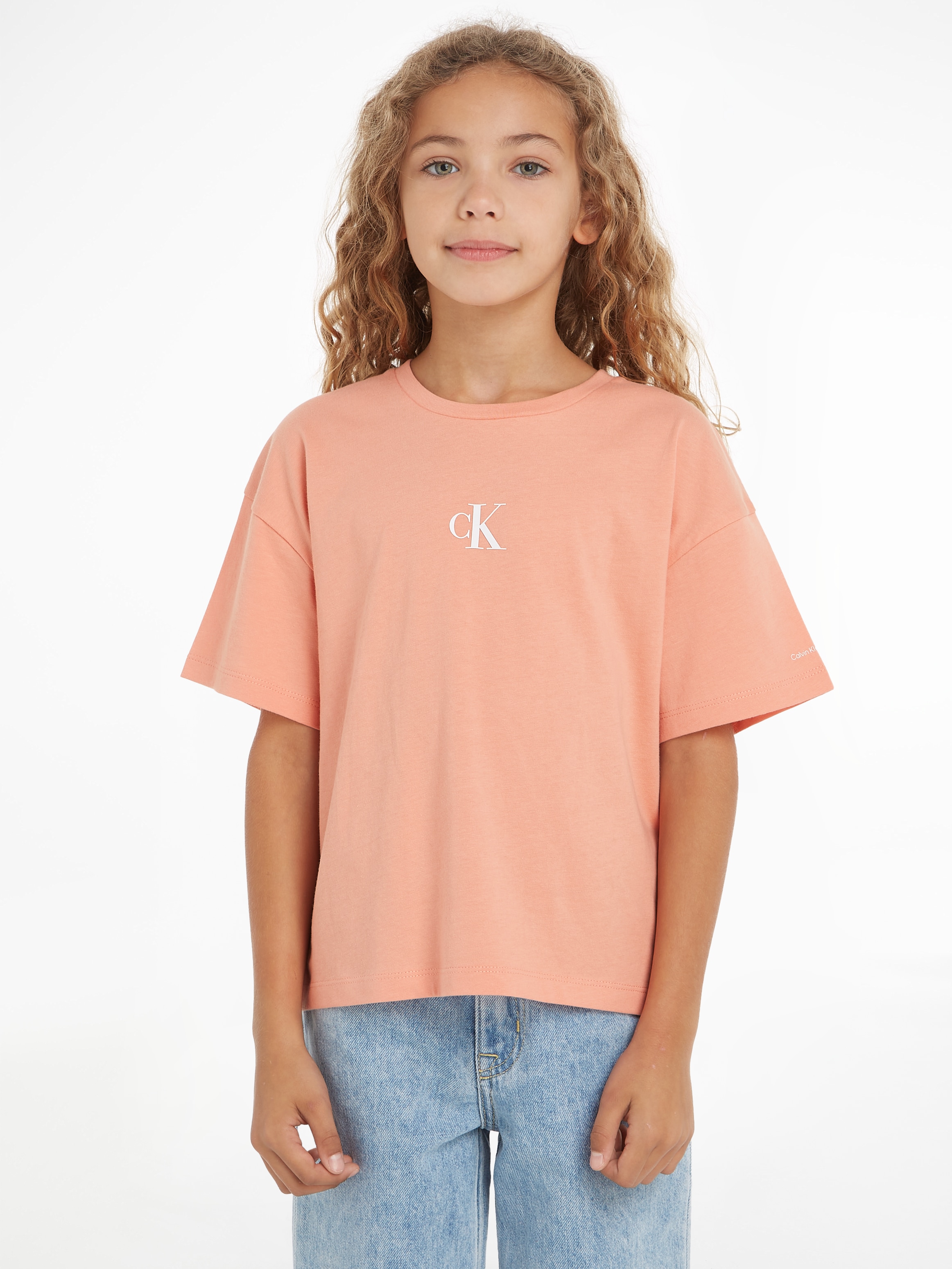 Calvin Klein Jeans T-Shirt »CK LOGO BOXY T-SHIRT«, Kinder bis 16 Jahre