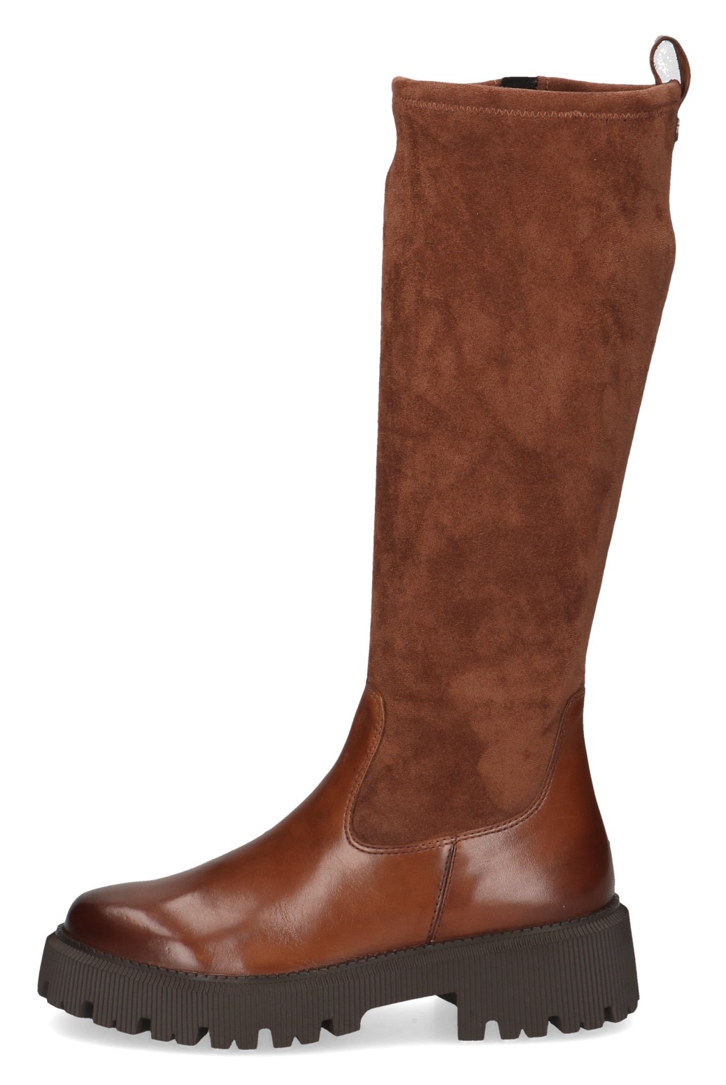 Caprice Winterstiefel, Blockabsatz, Stiefel, Langschaftstiefel in bequemer Weite