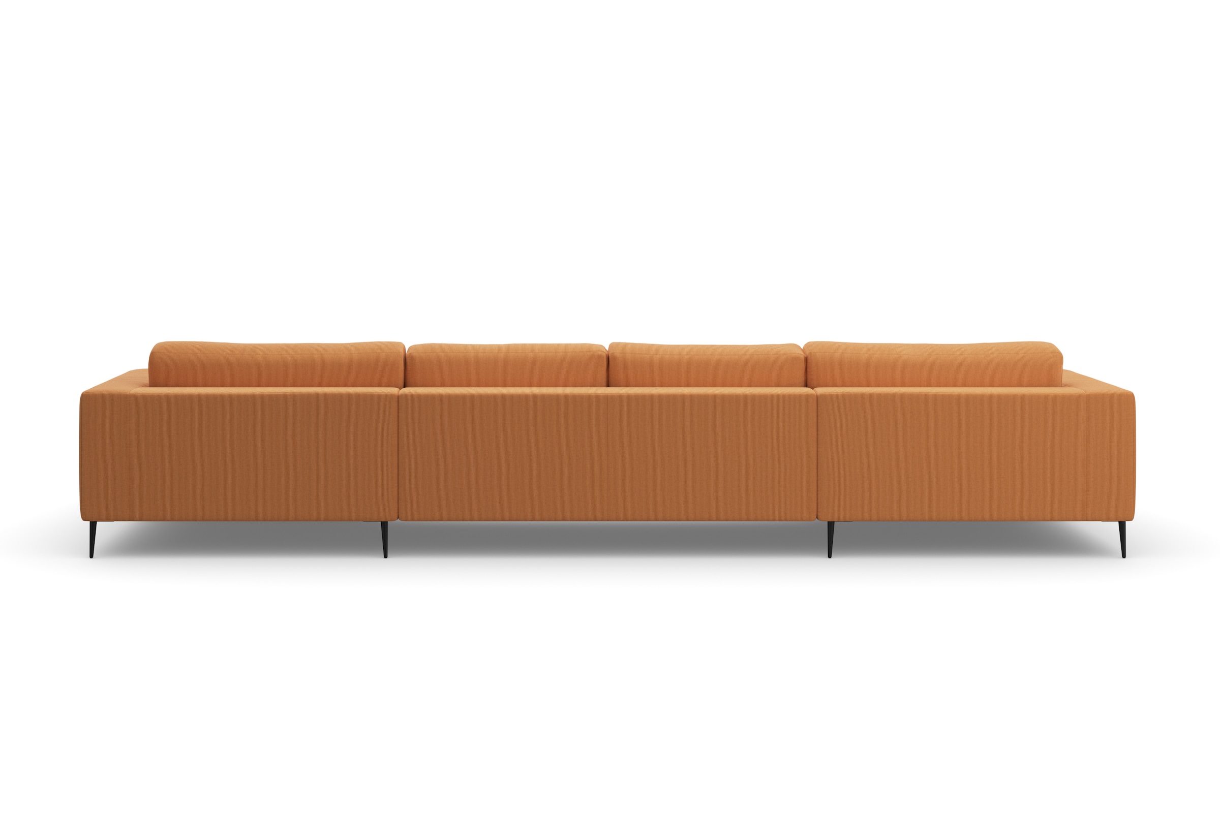 DOMO collection Wohnlandschaft »Modica U-Form«, XXL, in moderner Optik mit, 2 grosszügigen Recamieren, auch in Cord