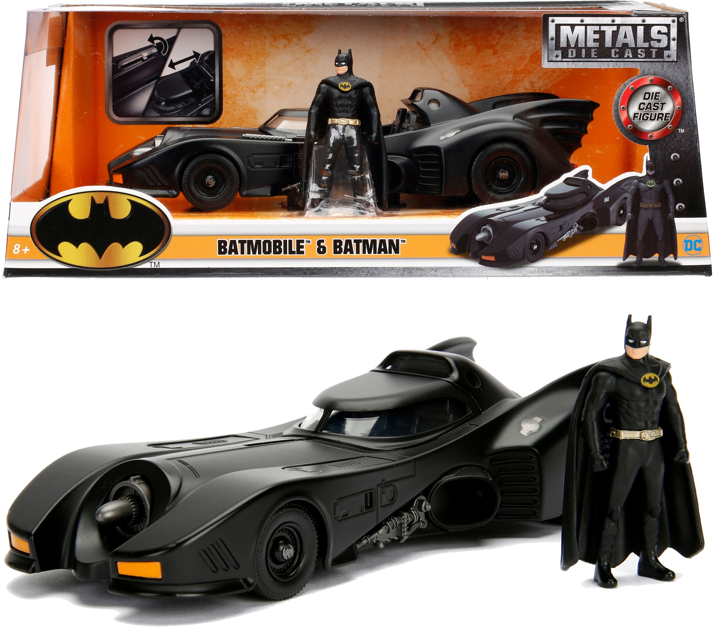 JADA Spielzeug-Auto »Batman 1989 Batmobil«