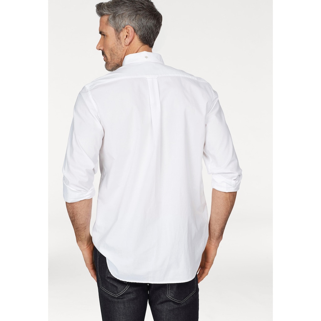 Gant Businesshemd »Regular Fit Broadcloth Uni glatte Textur«