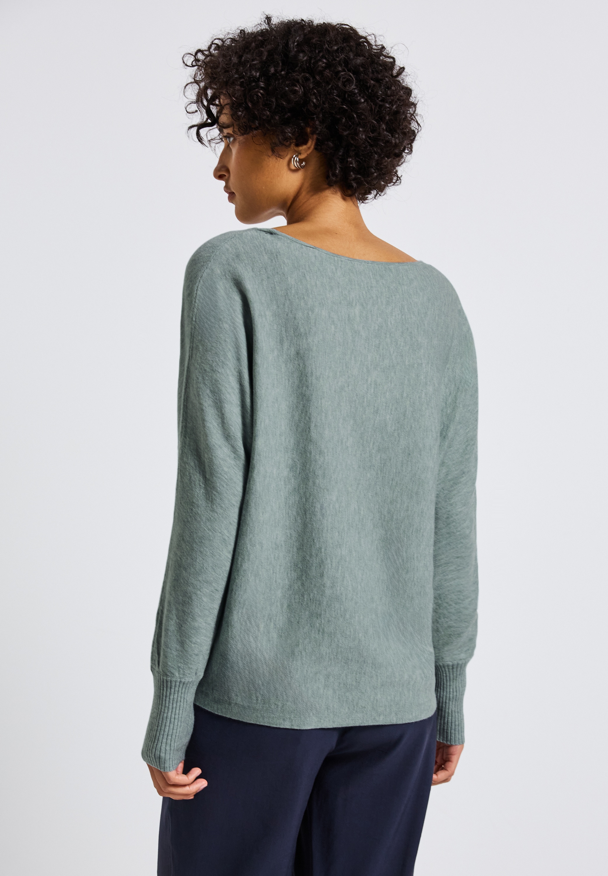 STREET ONE Strickpullover, mit Rippbündchen
