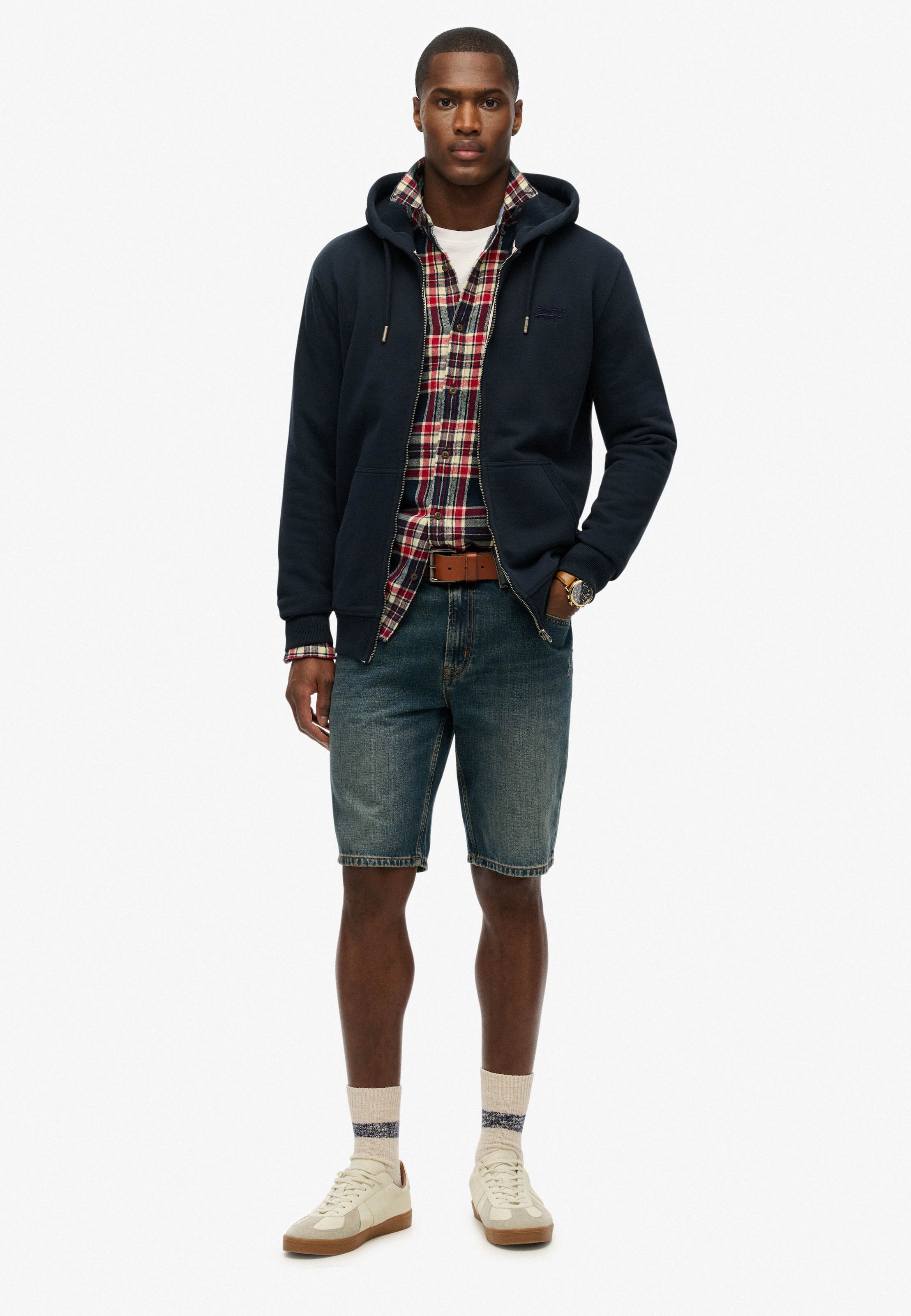 Superdry Kapuzensweatjacke »ESSENTIAL LOGO ZIP HOODIE HB«