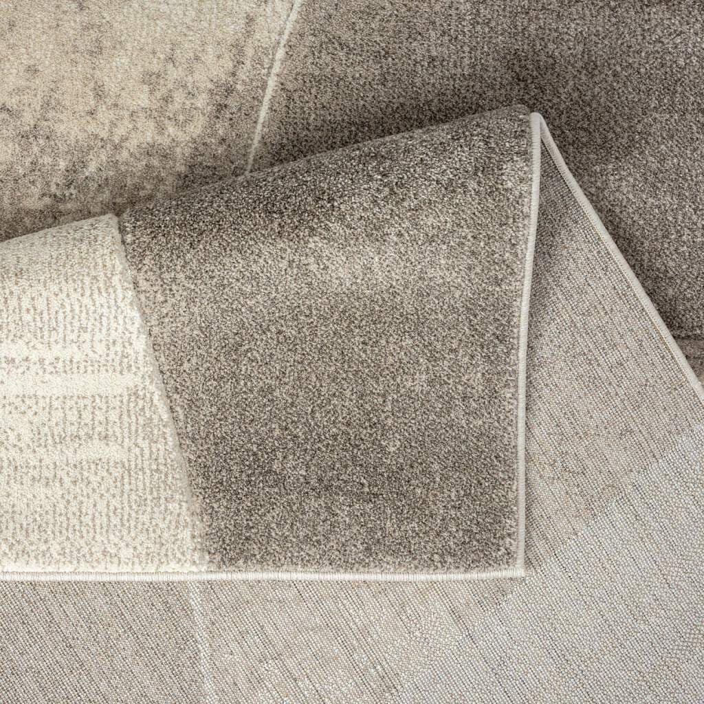 Carpet City Teppich »BONITO 9053«, rechteckig, 11 mm Höhe, Läufer, Flachflor, Hochtief-Muster/ 3D-Effekt, Geo-Muster, Wohnzimmer