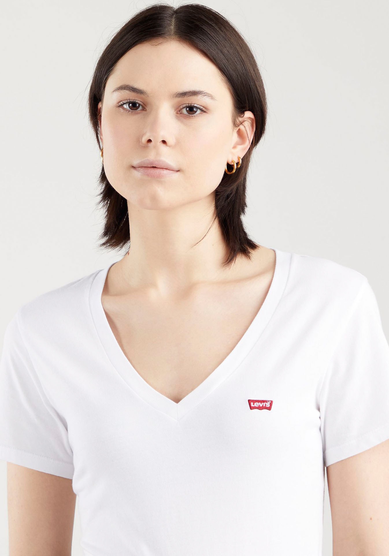 Levi's® T-Shirt »VNECK TEE 2 PACK«, (Packung, 2 tlg.)