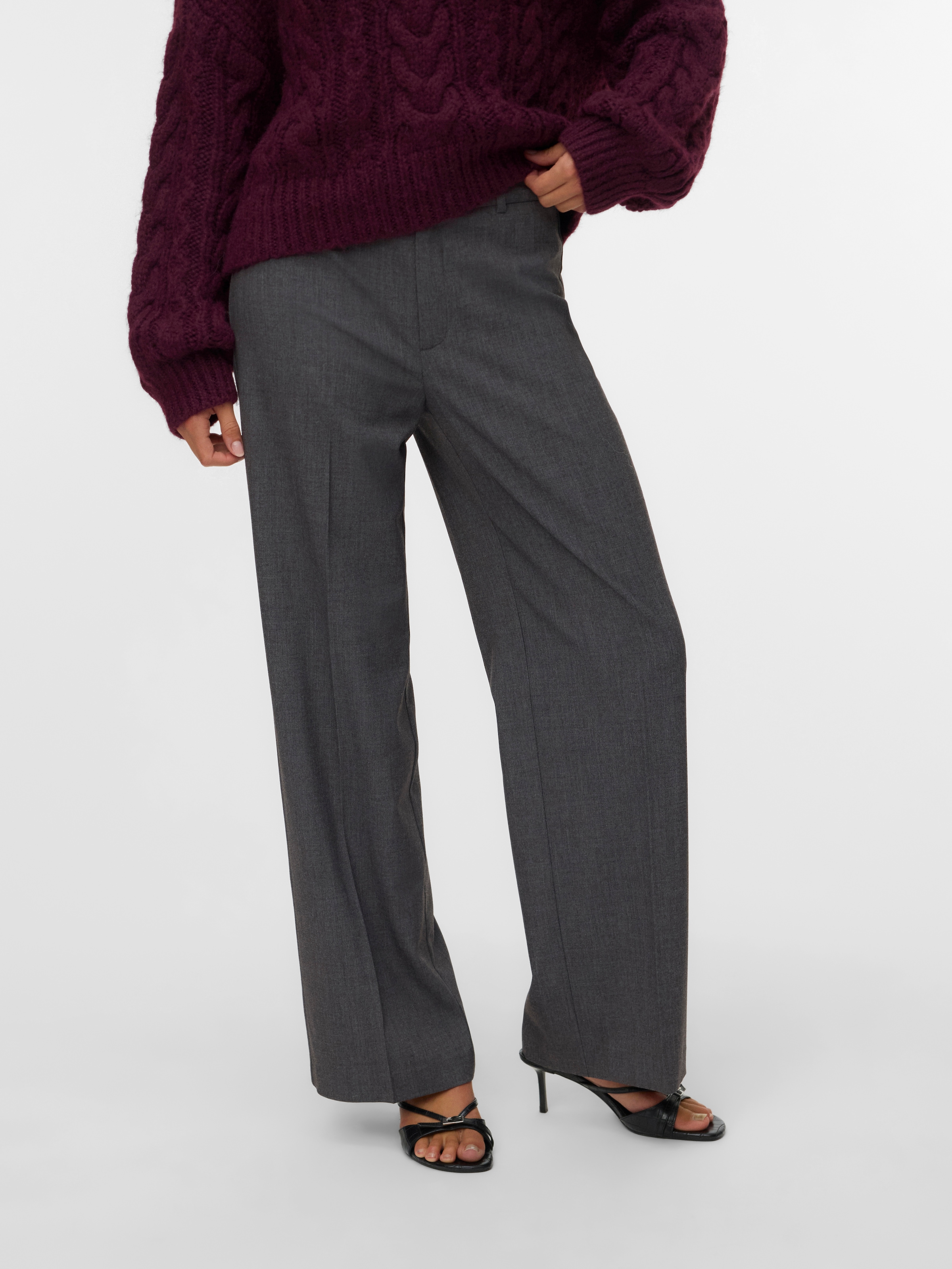 Vero Moda Anzughose »VMTEXAS MW STRAIGHT PANT NOOS«
