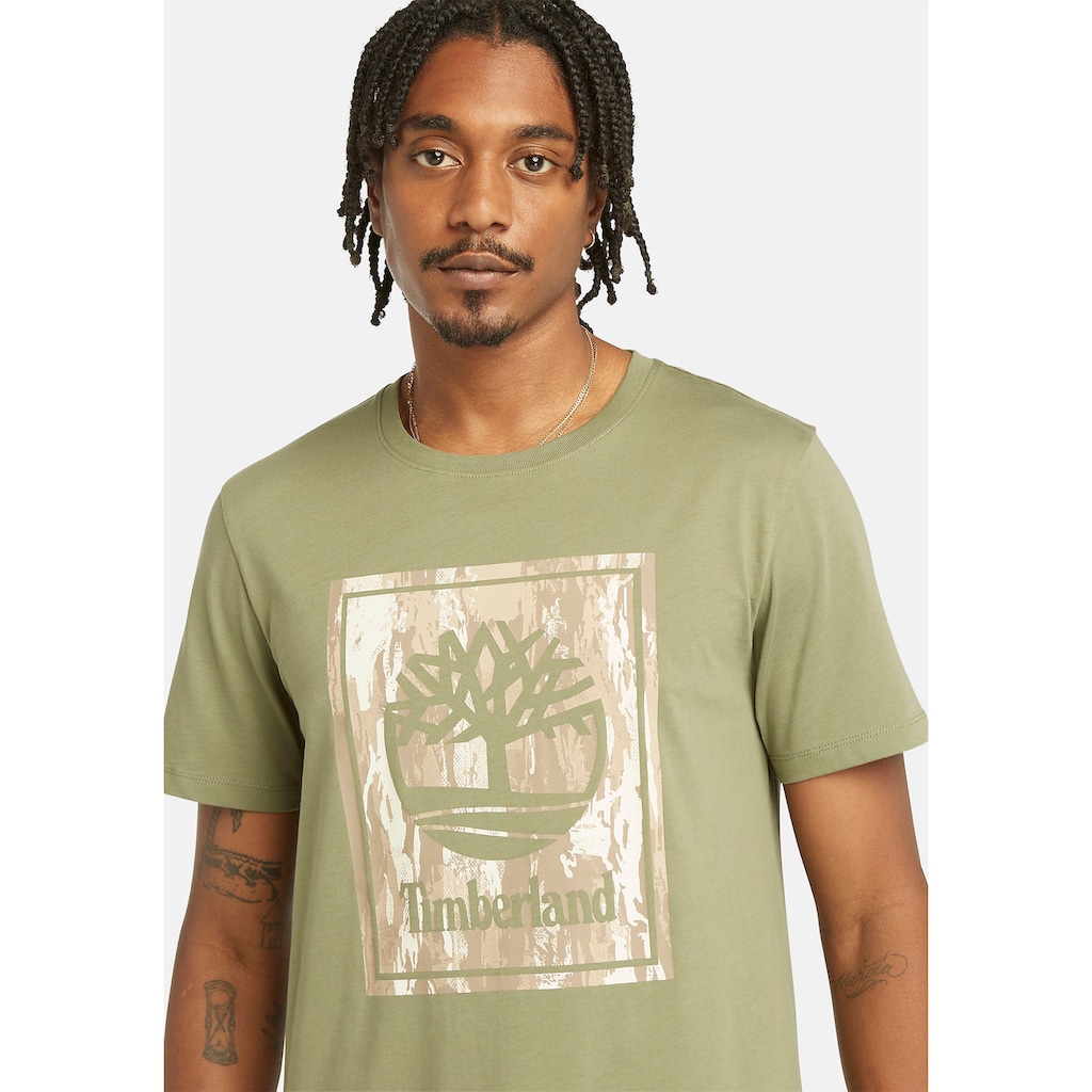 Timberland T-Shirt »STACK LOGO Camo Short Sleeve Tee«