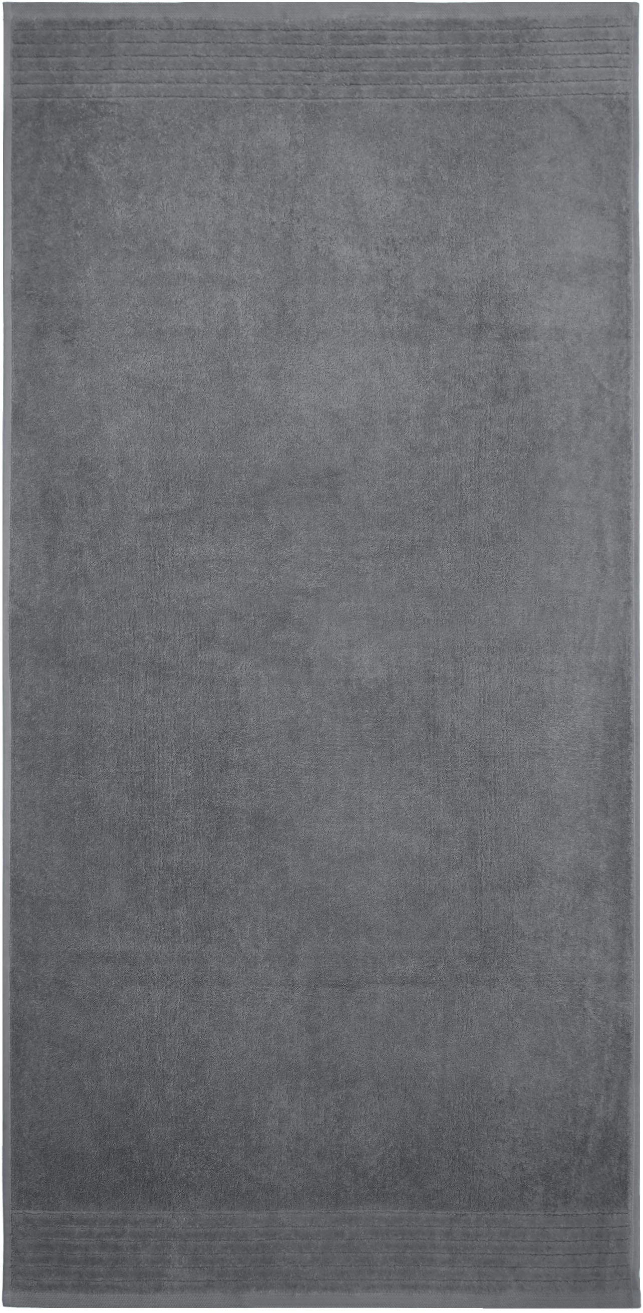 my home Handtücher »Duschtücher Sanremo premium, Premium Handtücher, 600 gr/m²«, (Set, 4 St., 2x 70x140cm), mit Bordüre, einfarbig, flauschig und weich, 70x140cm