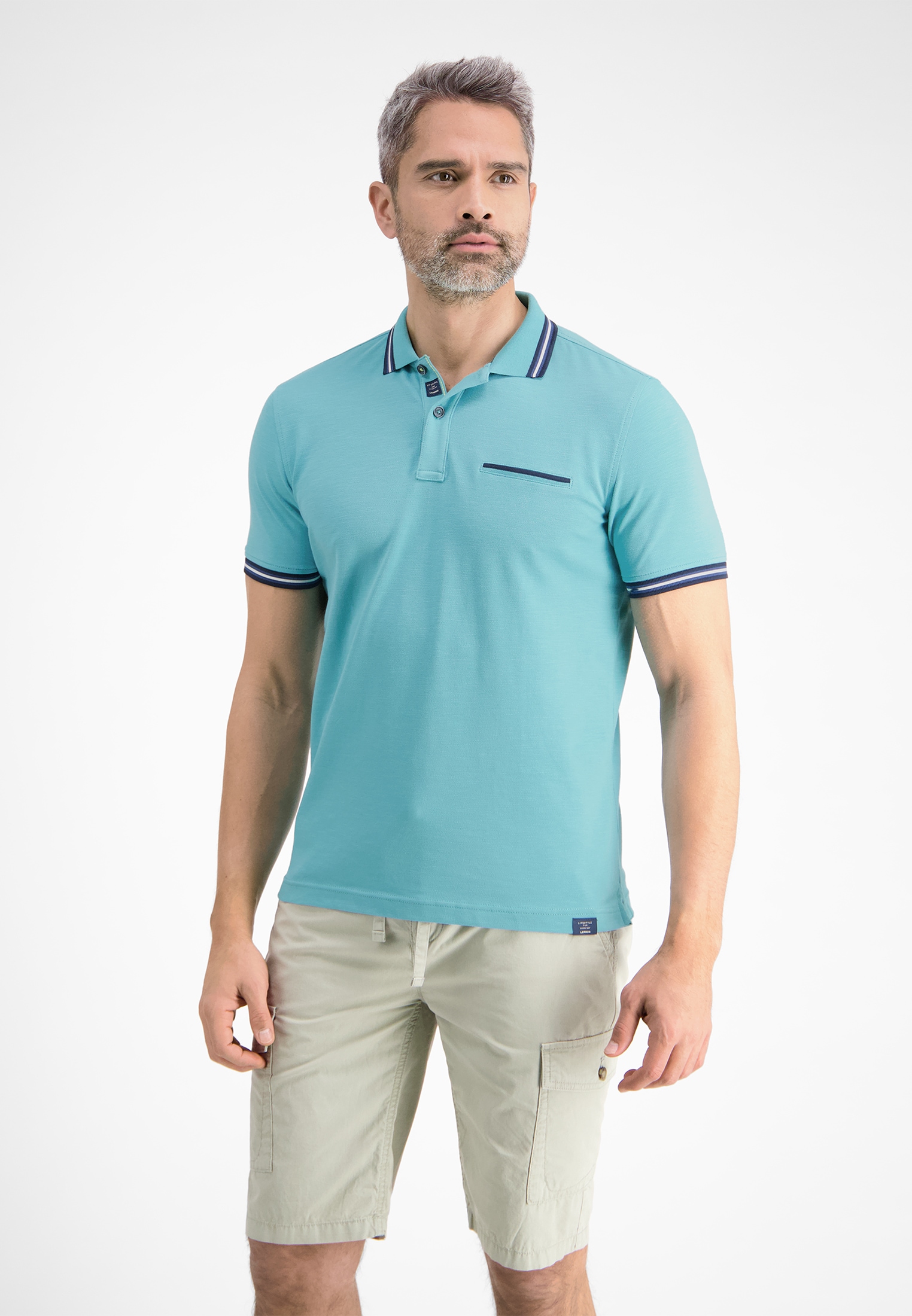 LERROS Poloshirt »LERROS Poloshirt in Struktur-Piqué«