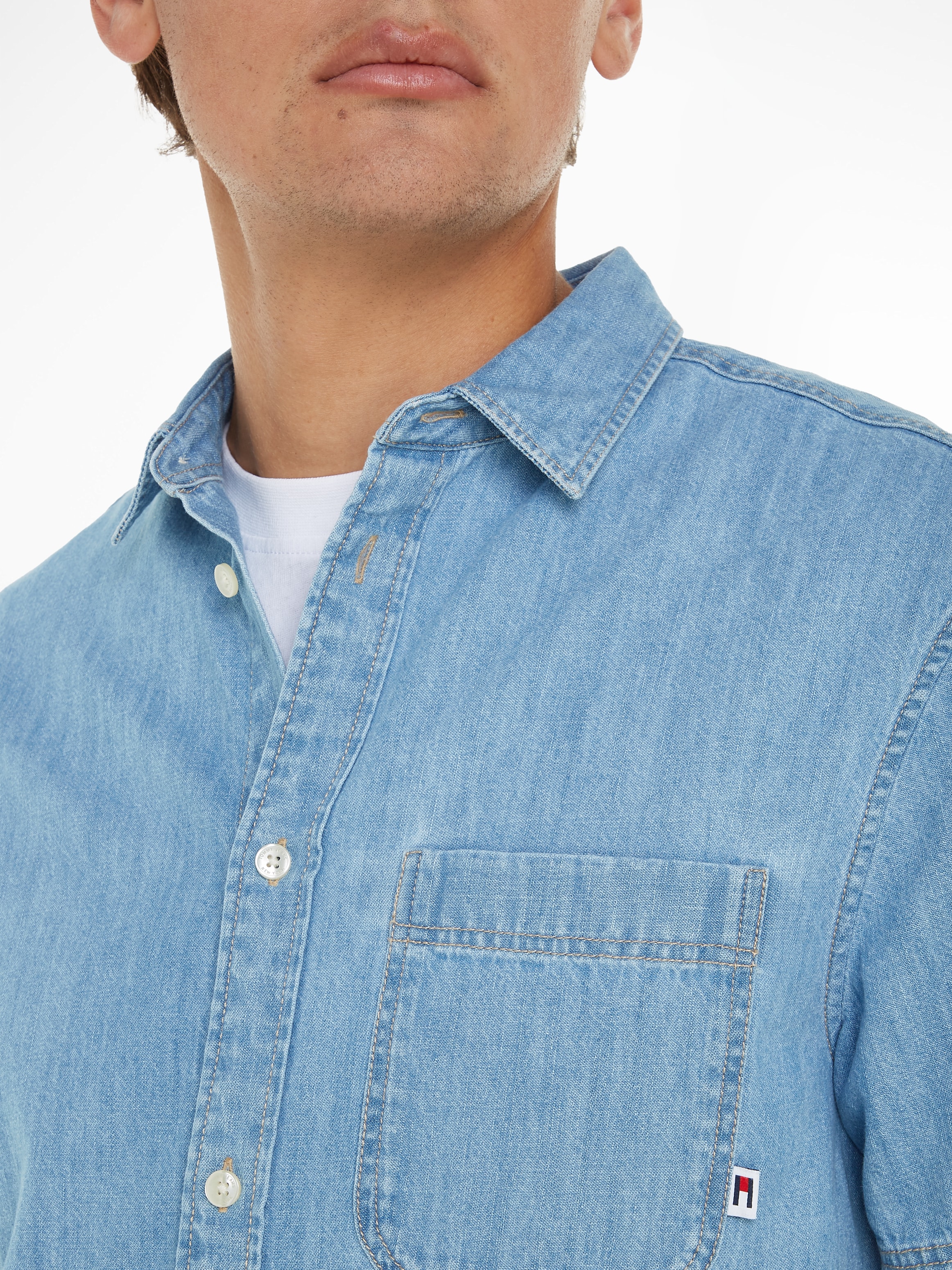 Tommy Jeans Jeanshemd »TJM REG DENIM SS SHIRT«