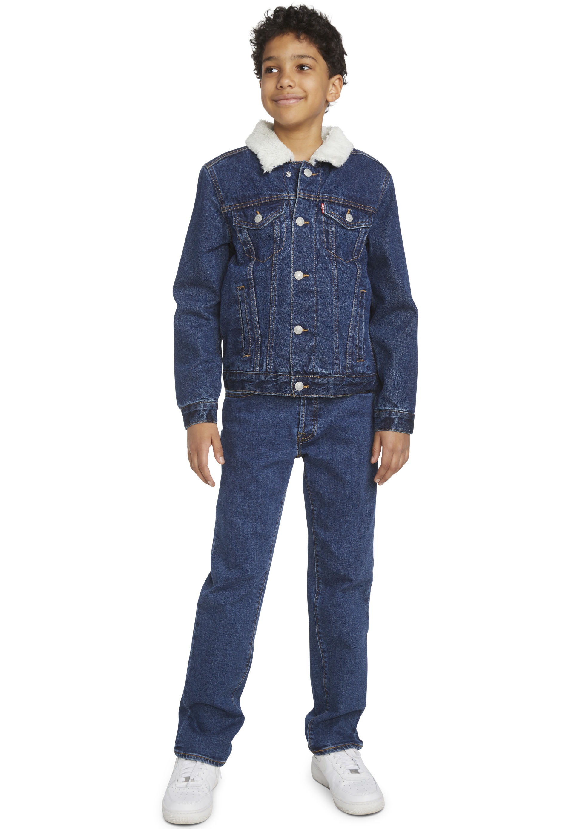 Levi's® Kids Jeansjacke »LVN SHERPA TRUCKER«, ohne Kapuze, for BOYS