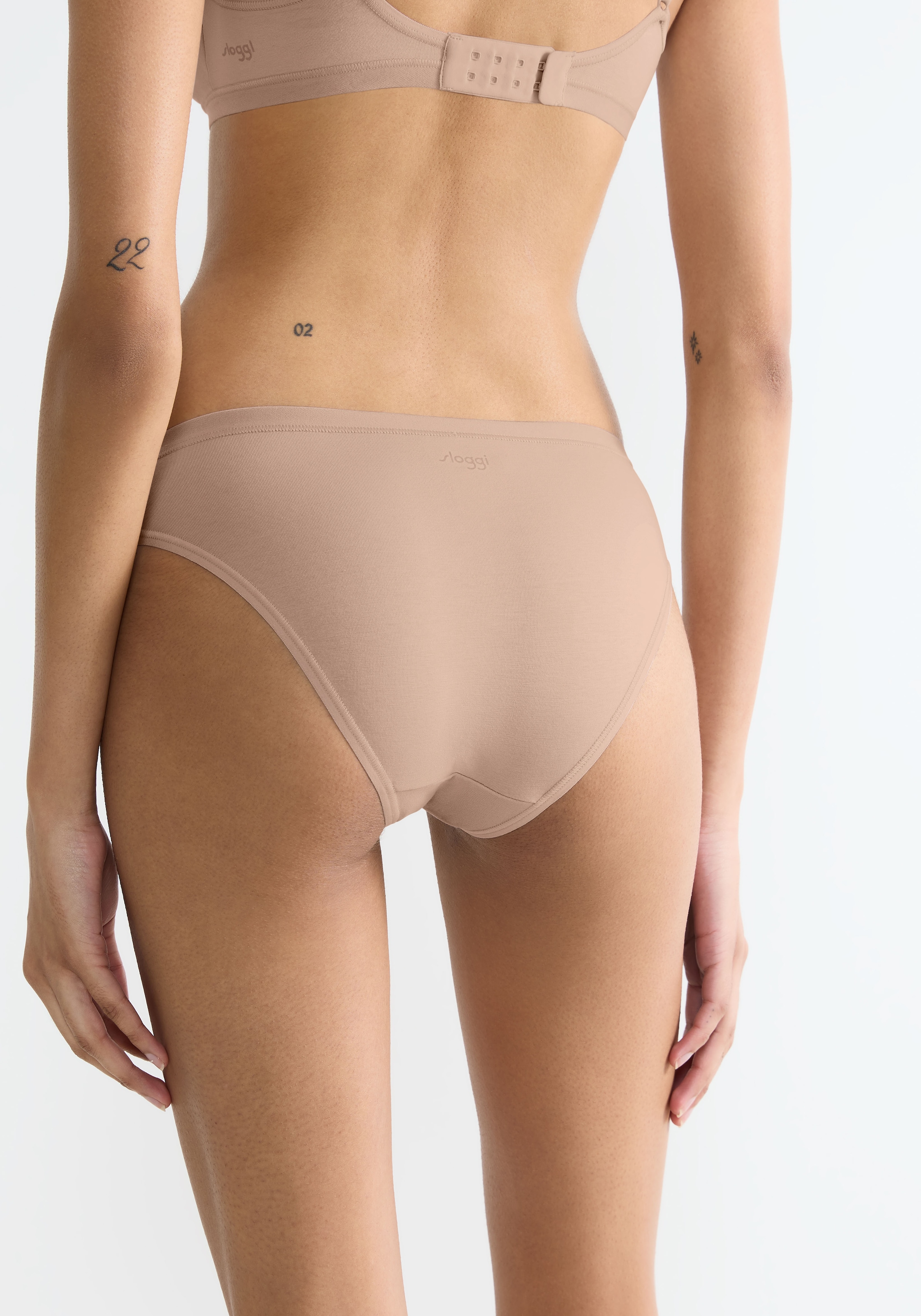 sloggi Minislip »GO Daily Cotton«, (3er Pack), flacher Elastikbund, Baumwollmix, bequem, weich