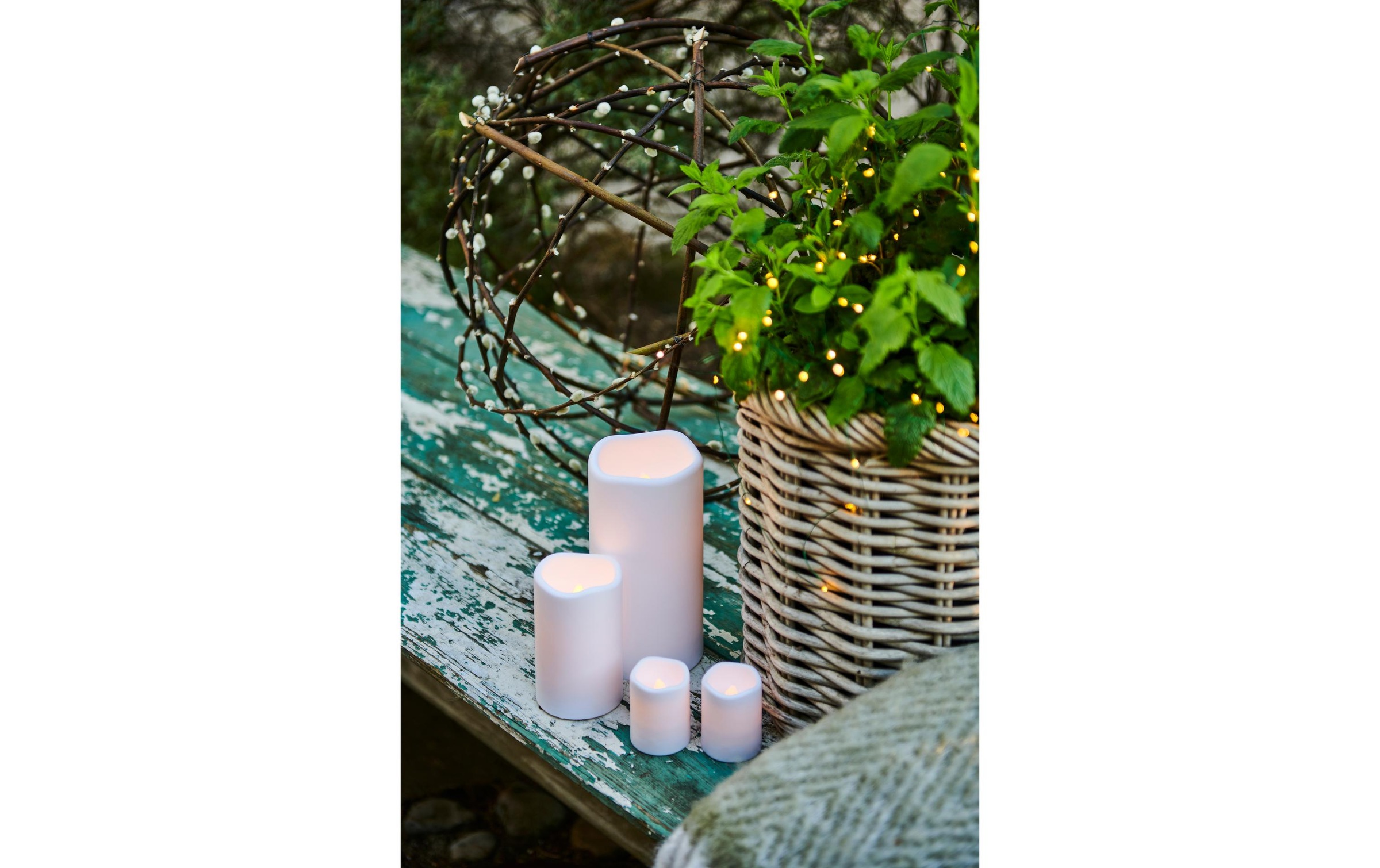 Sirius LED-Kerze »LED-Kerze Storm Outdoor 10x20 cm«