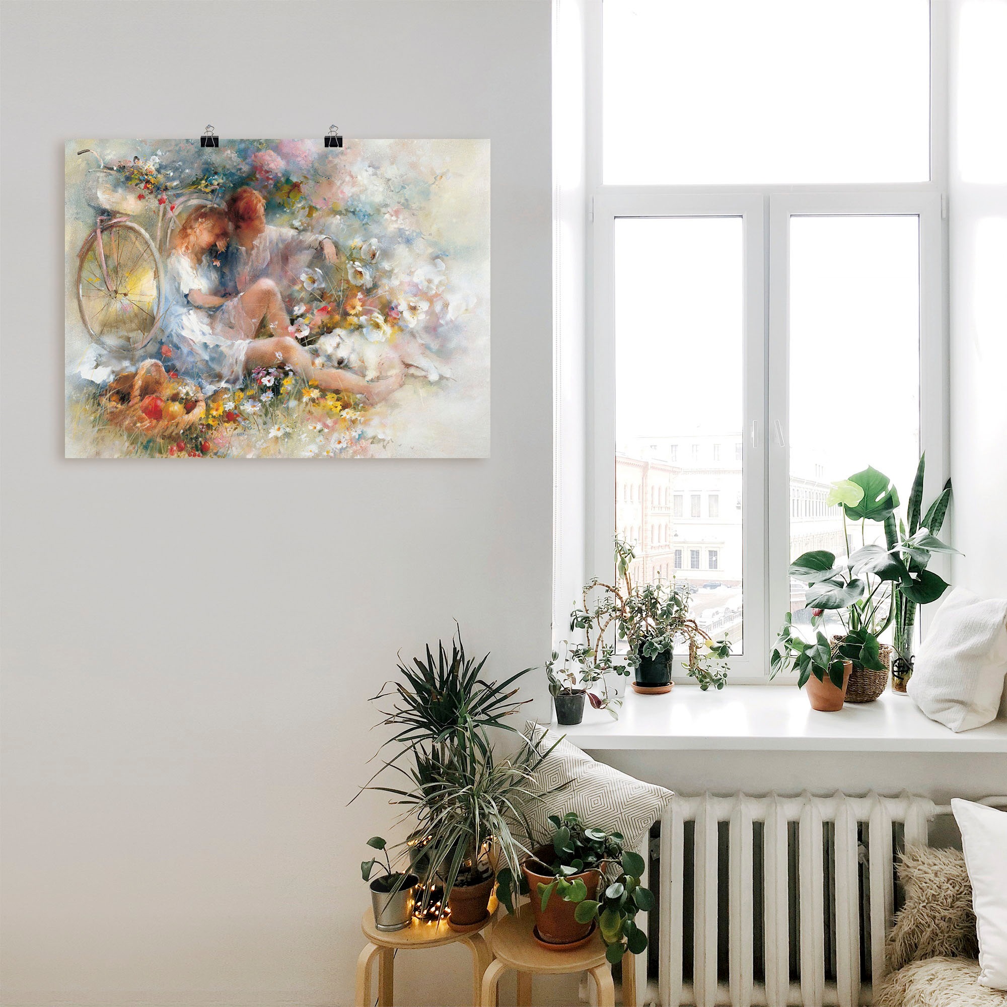 Artland Wandbild »Reise im Frühjahr«, Paar, (1 St.), als Leinwandbild, Poster, Wandaufkleber in verschied. Grössen