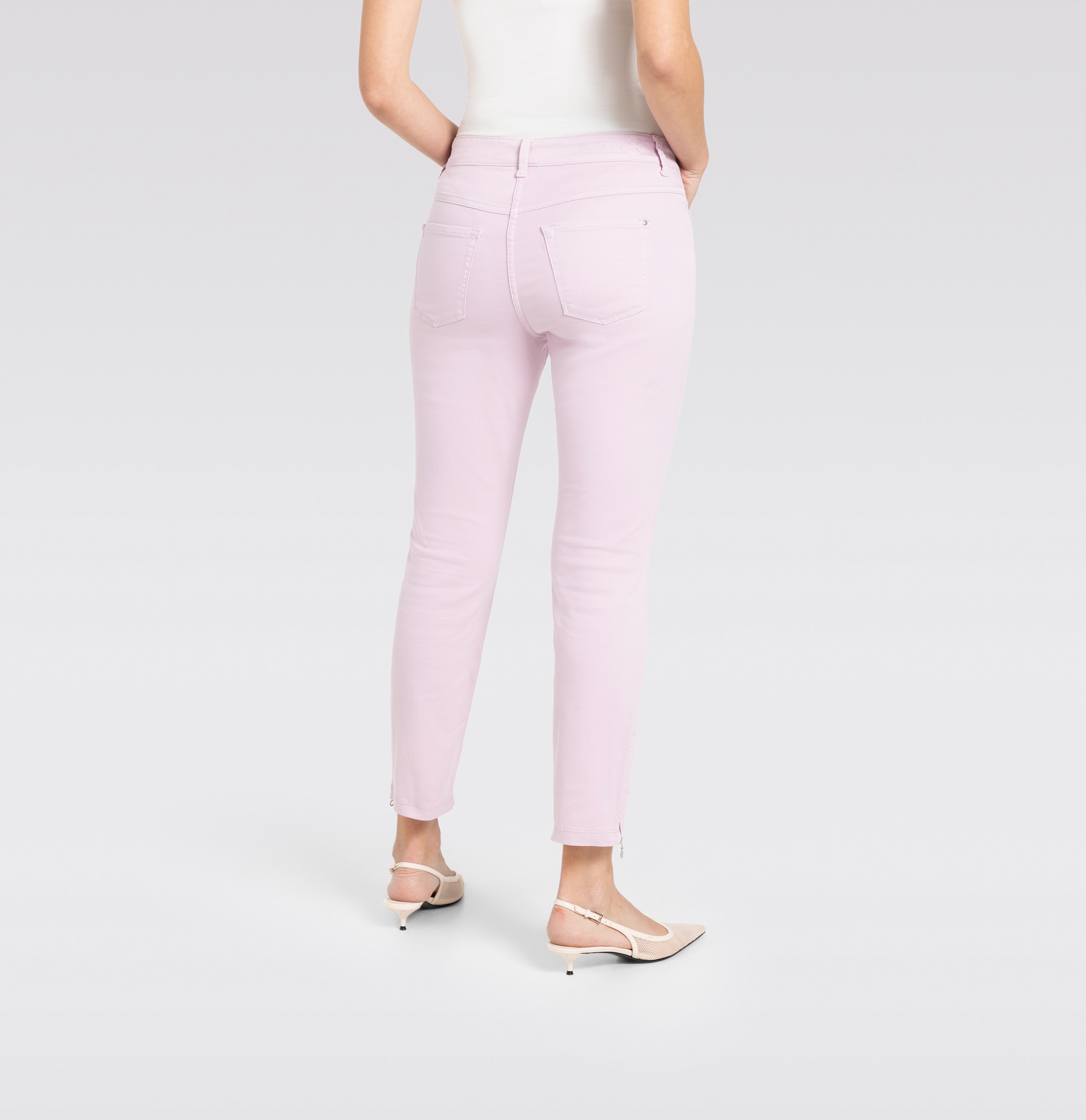 MAC 7/8-Jeans »Dream Chic«, verkürzte Form mit Reissverschluss