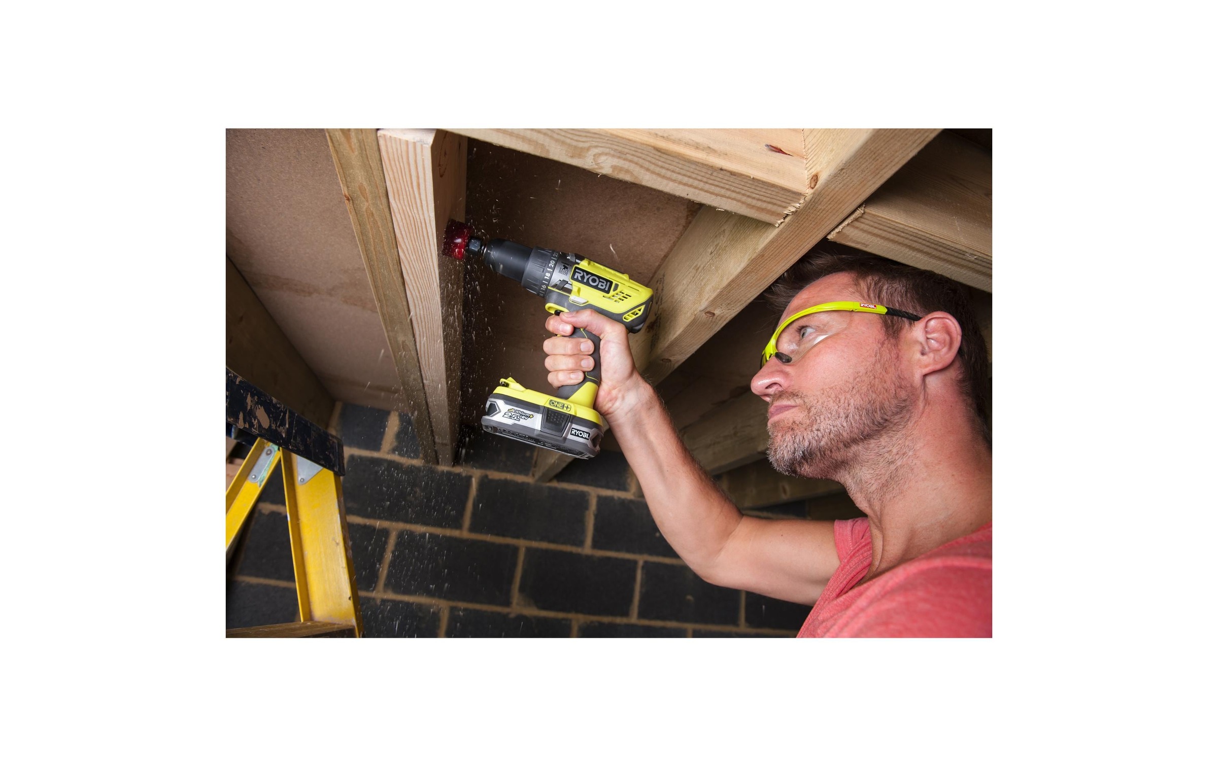 Akku-Schlagbohrschrauber »RYOBI R18PD7-0, Solo, 18 V, 50 Nm«