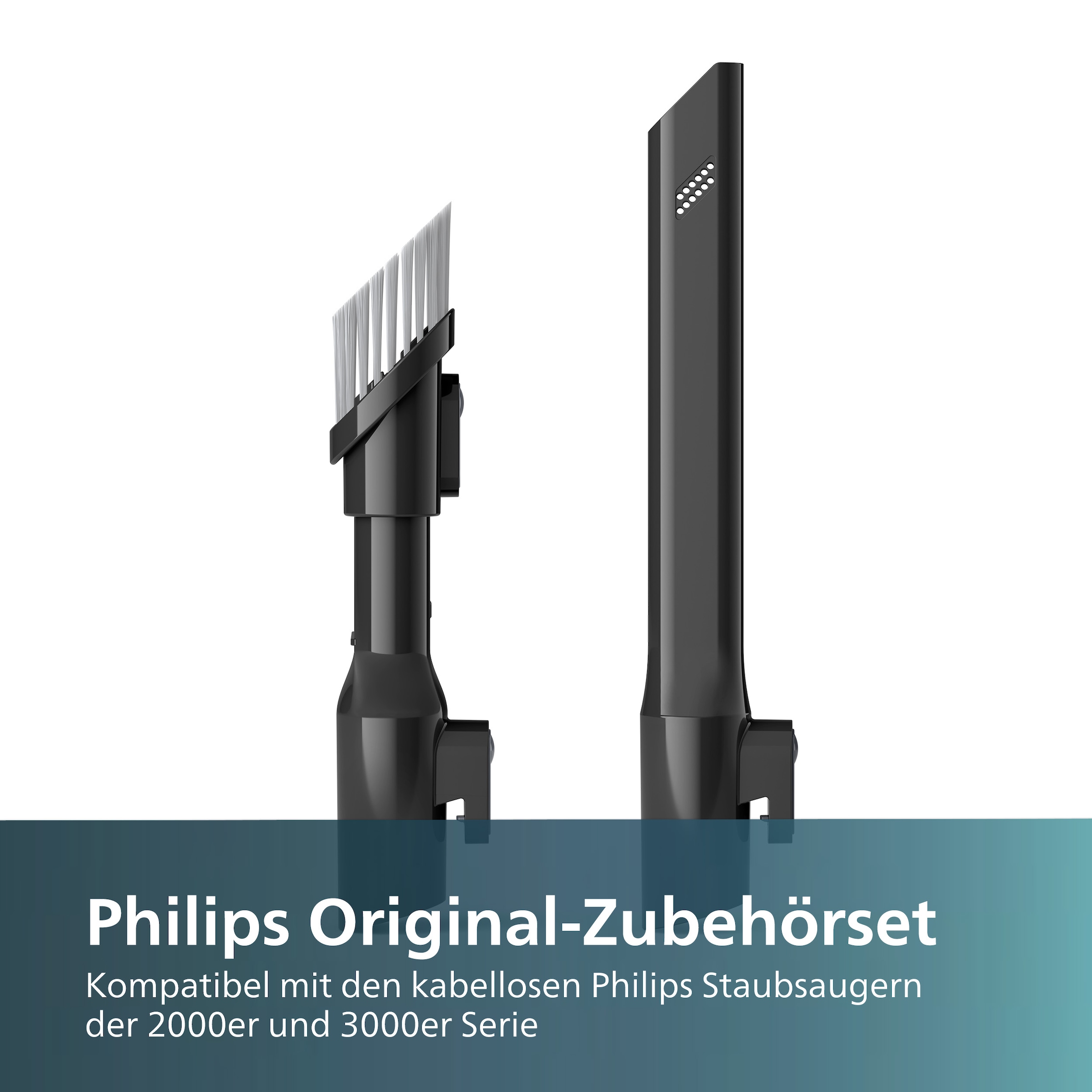 Philips Staubsaugerdüsen-Set »XV1632/01 Cordless VC 2000 & 3000 Series«, (Set, 2 tlg.), zum Saugen in Spalten und Ritzen