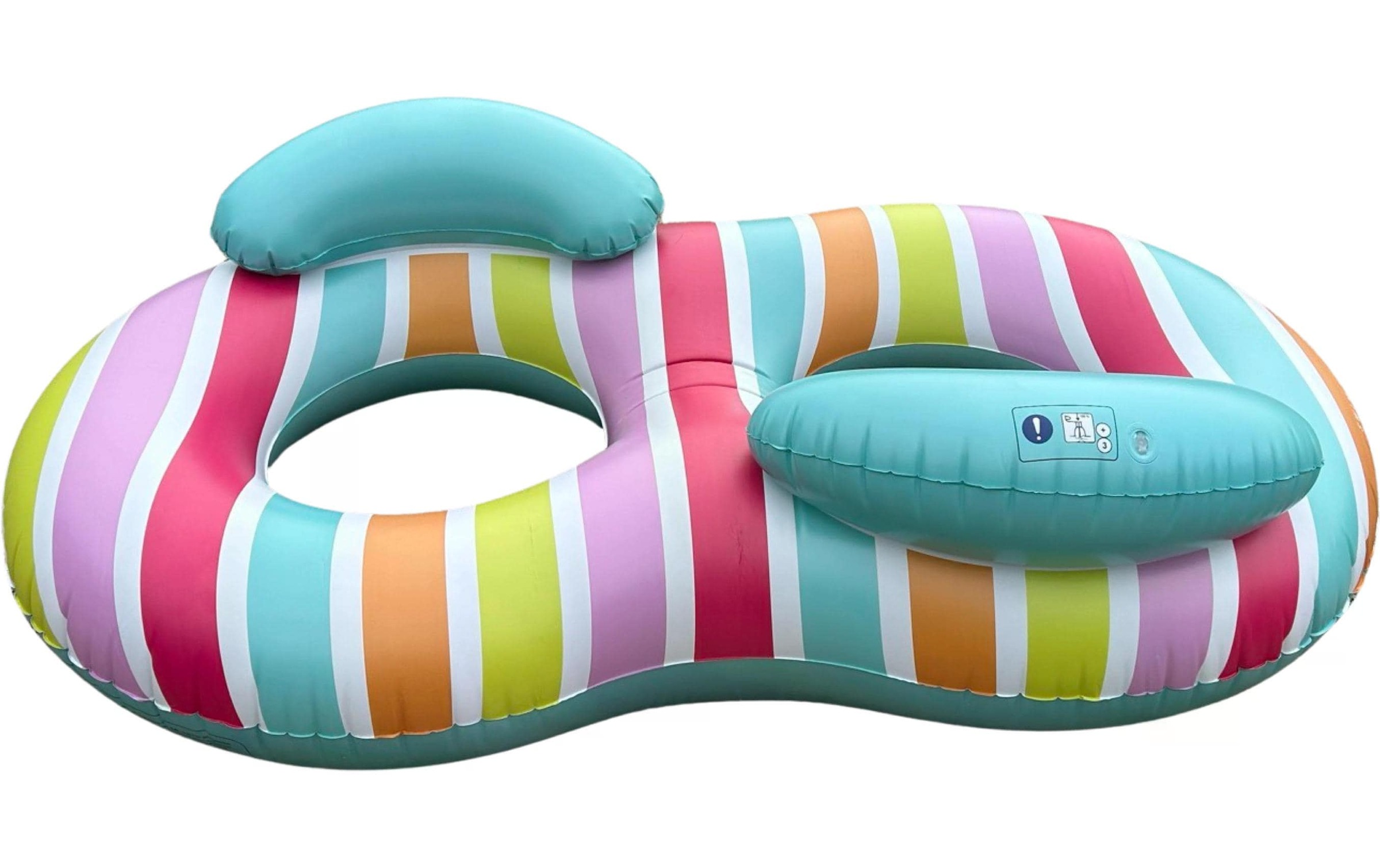 Schwimmring »Swim Essentials Striped Rainbow 190 cm«