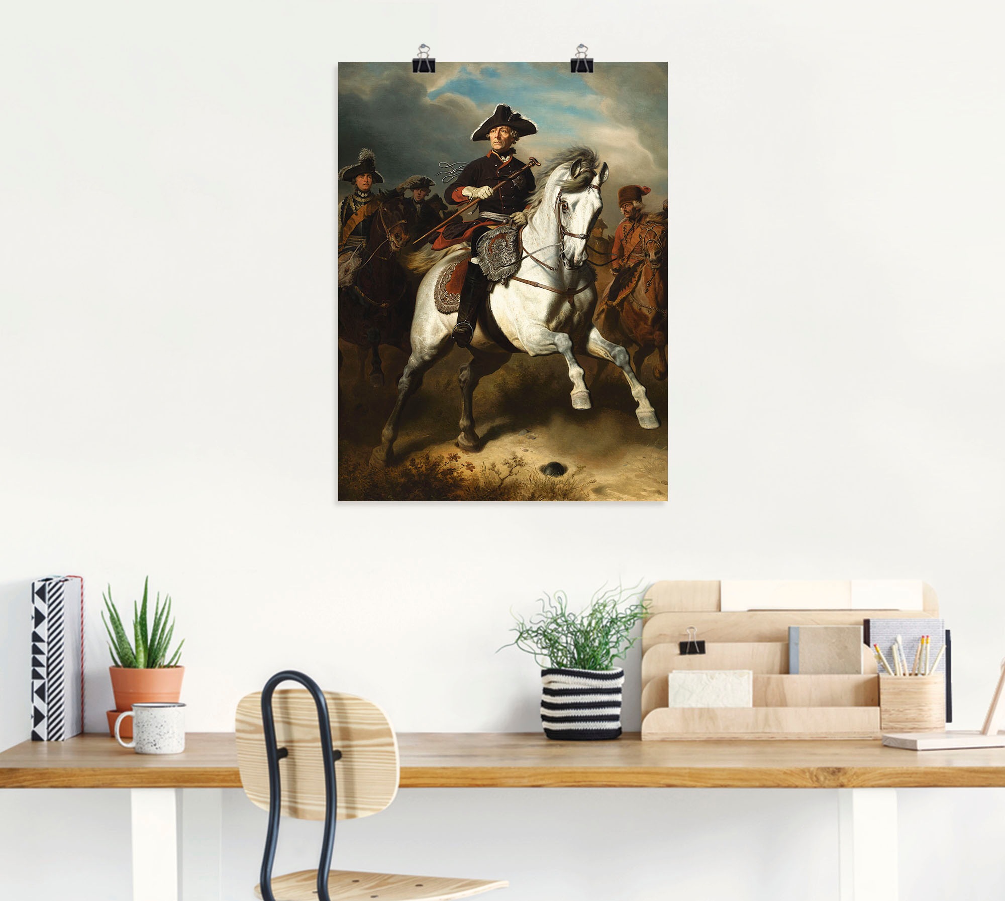Artland Wandbild »Friedrich versch. (1 Pferde. in als der zu Poster Grössen Menschen, St.), bestellen Jelmoli-Versand Grosse | 1861«, Leinwandbild, oder online Wandaufkleber