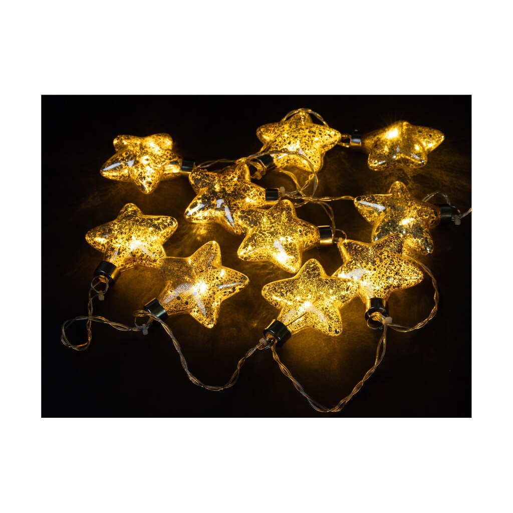 Cocon LED-Lichterkette »Glasstern, 180 cm«