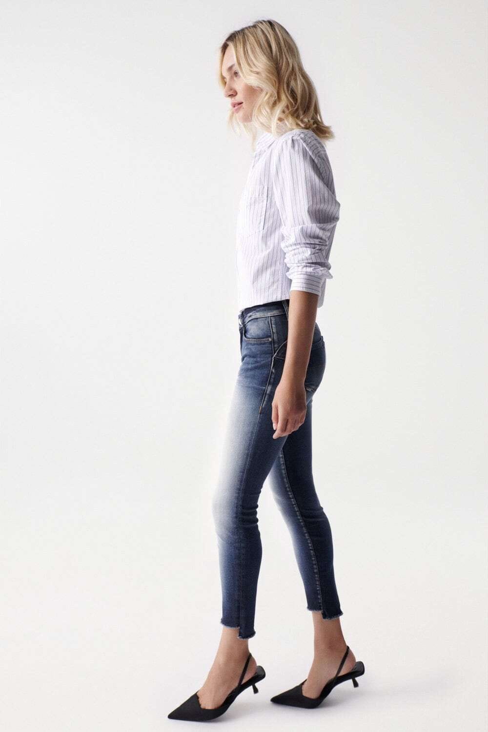 Salsa Skinny-fit-Jeans »Salsa Jeans Jeans Wonder Cropped Skinny«