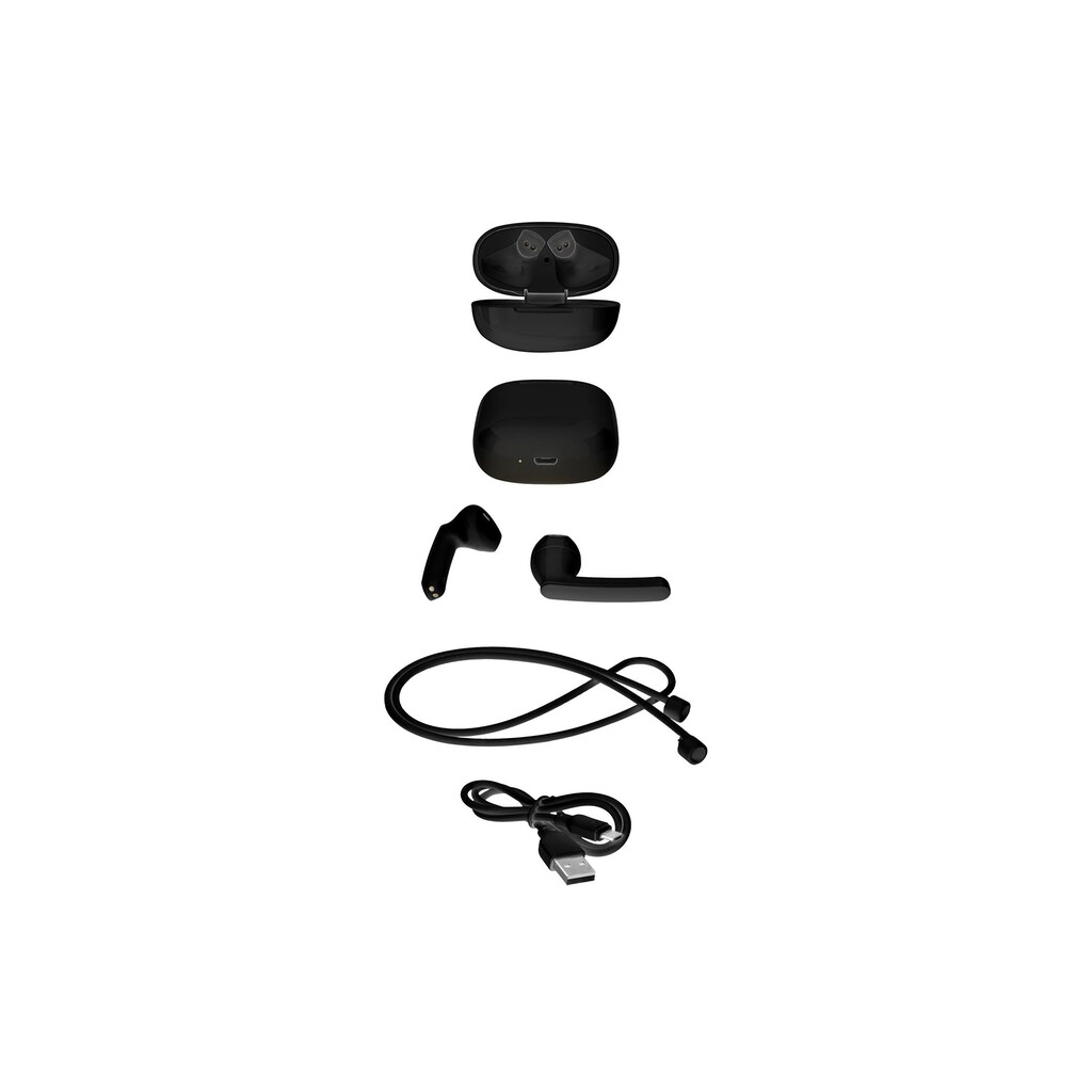 4smarts wireless In-Ear-Kopfhörer »Eara SkyPods Touch Schwarz«, Sprachsteuerung-True Wireless