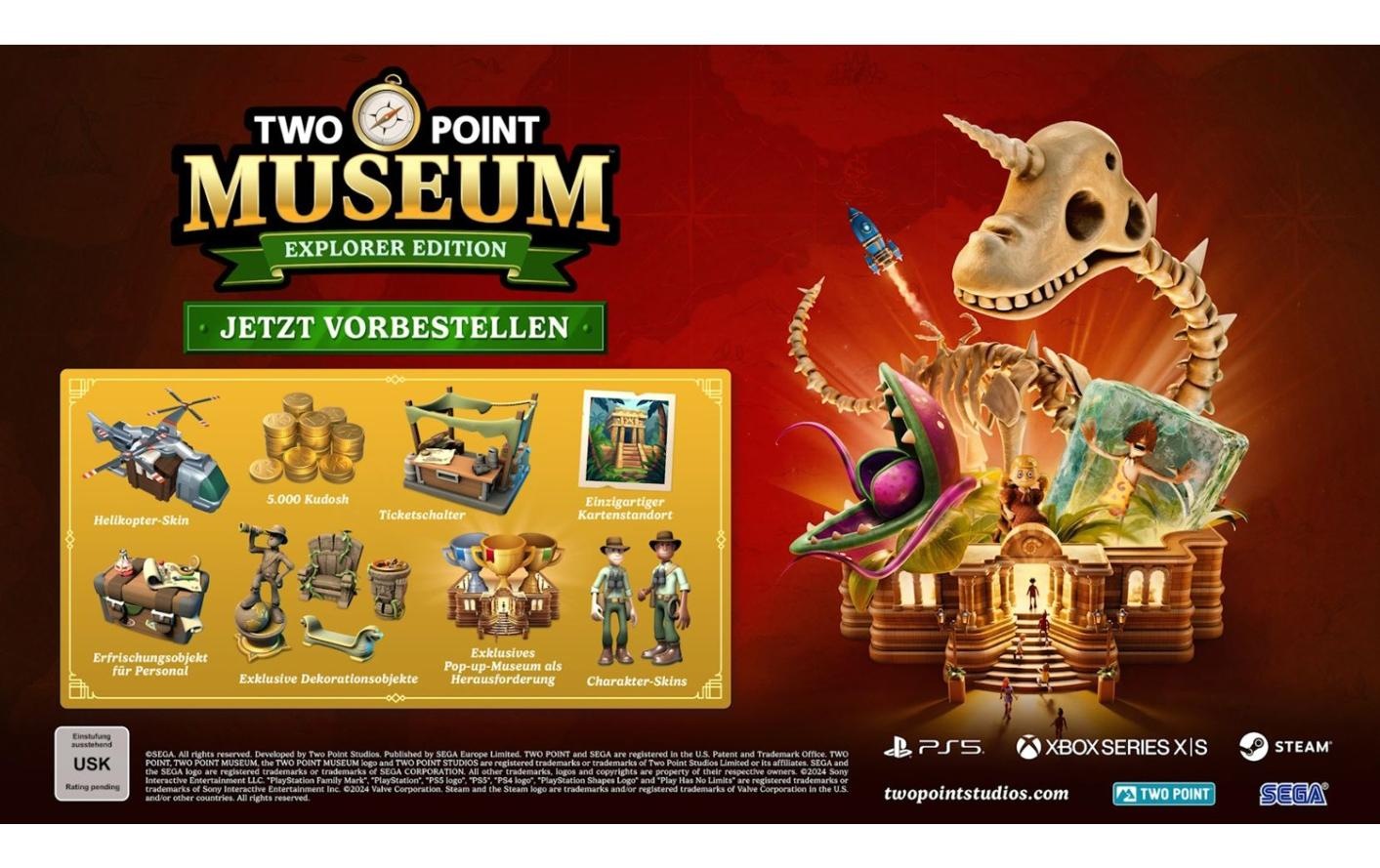 Sega Spielesoftware »Two Point Museum – Explorer Edition«, PlayStation 5