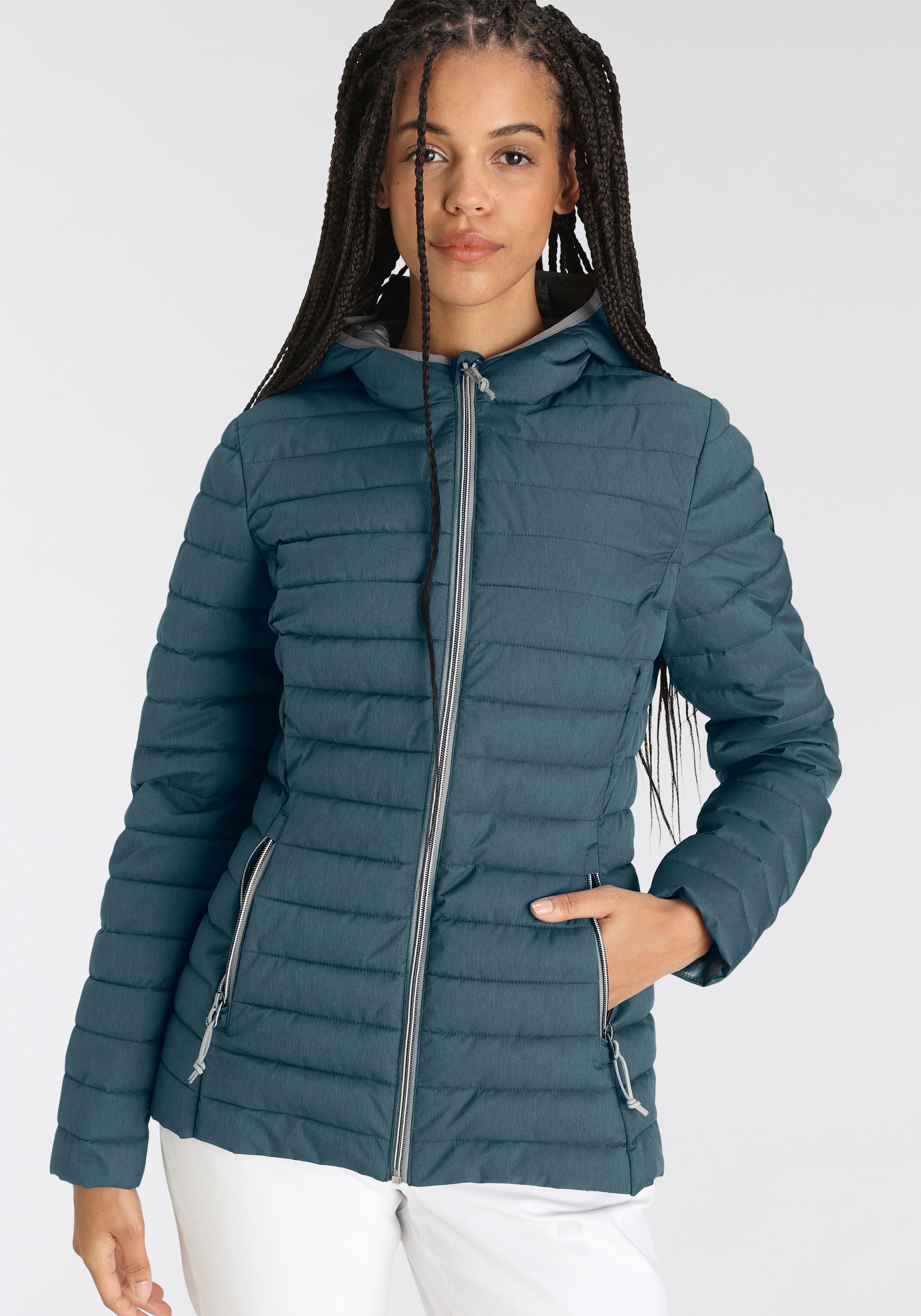 G.I.G.A. DX by killtec Steppjacke »CAFORA WMN QUILTED JCKT OT-P« mit Kapuze Wasserabweisend & winddicht & atmungsaktiv & leicht, Übergangsjacke