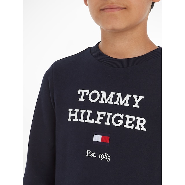 mit Jelmoli-Versand ✵ Sweatshirt ordern Tommy LOGO Hilfiger grossem günstig SWEATSHIRT«, | Logo »TH