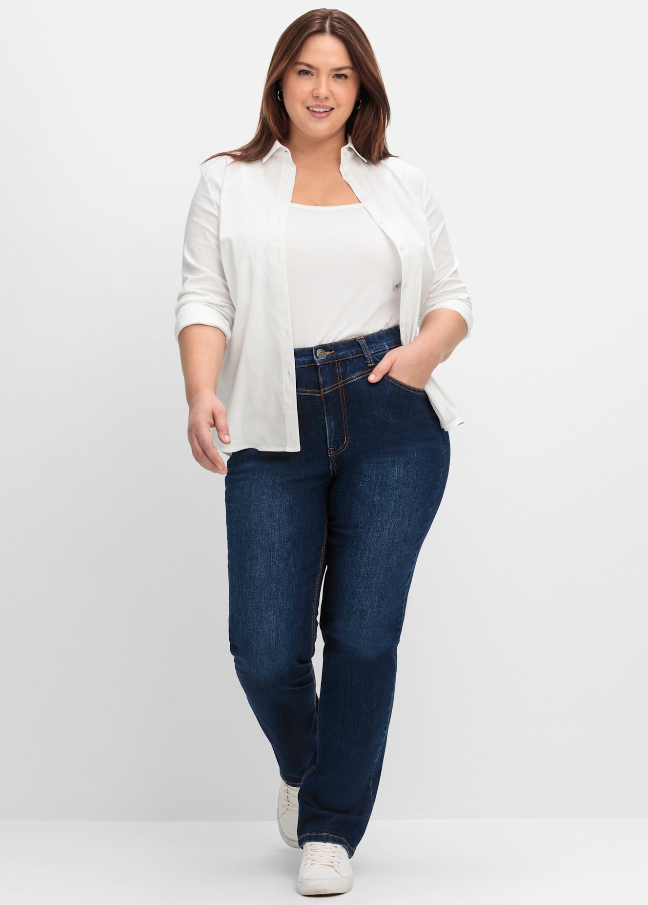 Sheego 5-Pocket-Jeans, (1 tlg.)