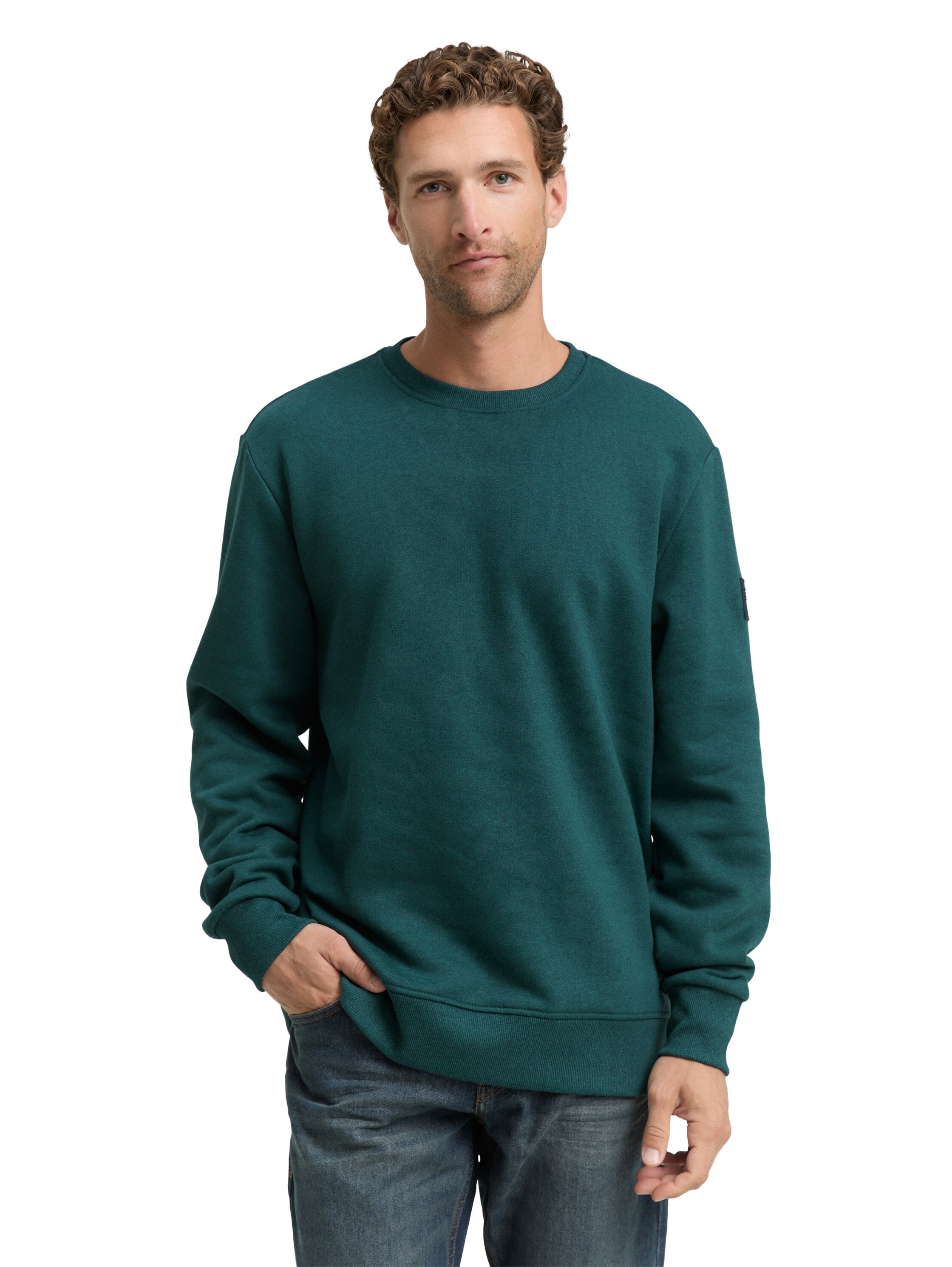 TOM TAILOR Sweatshirt, mit Logo Stickerei am Arm
