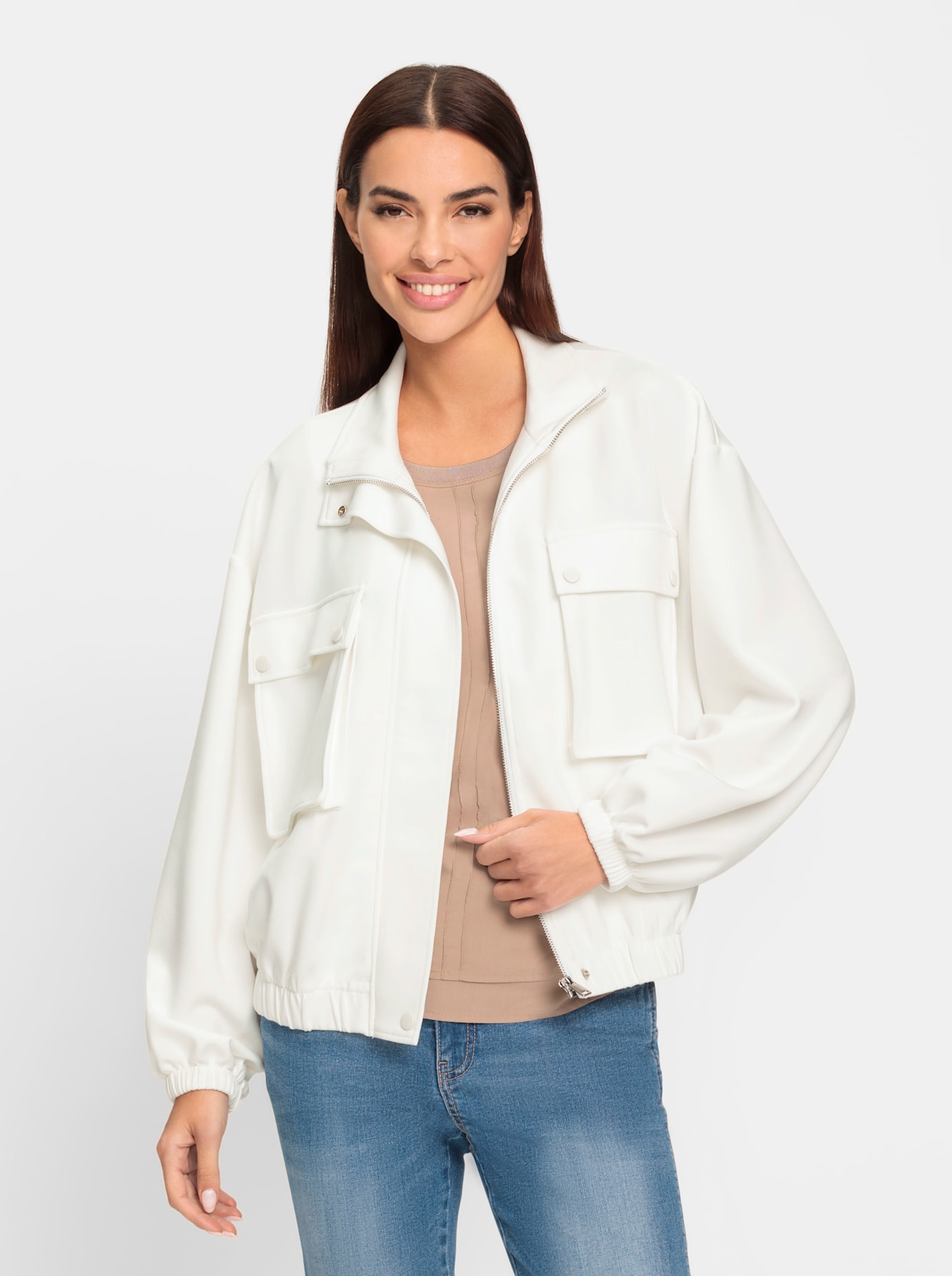 heine Shirtjacke »Jersey-Jacke«, (1 tlg.)