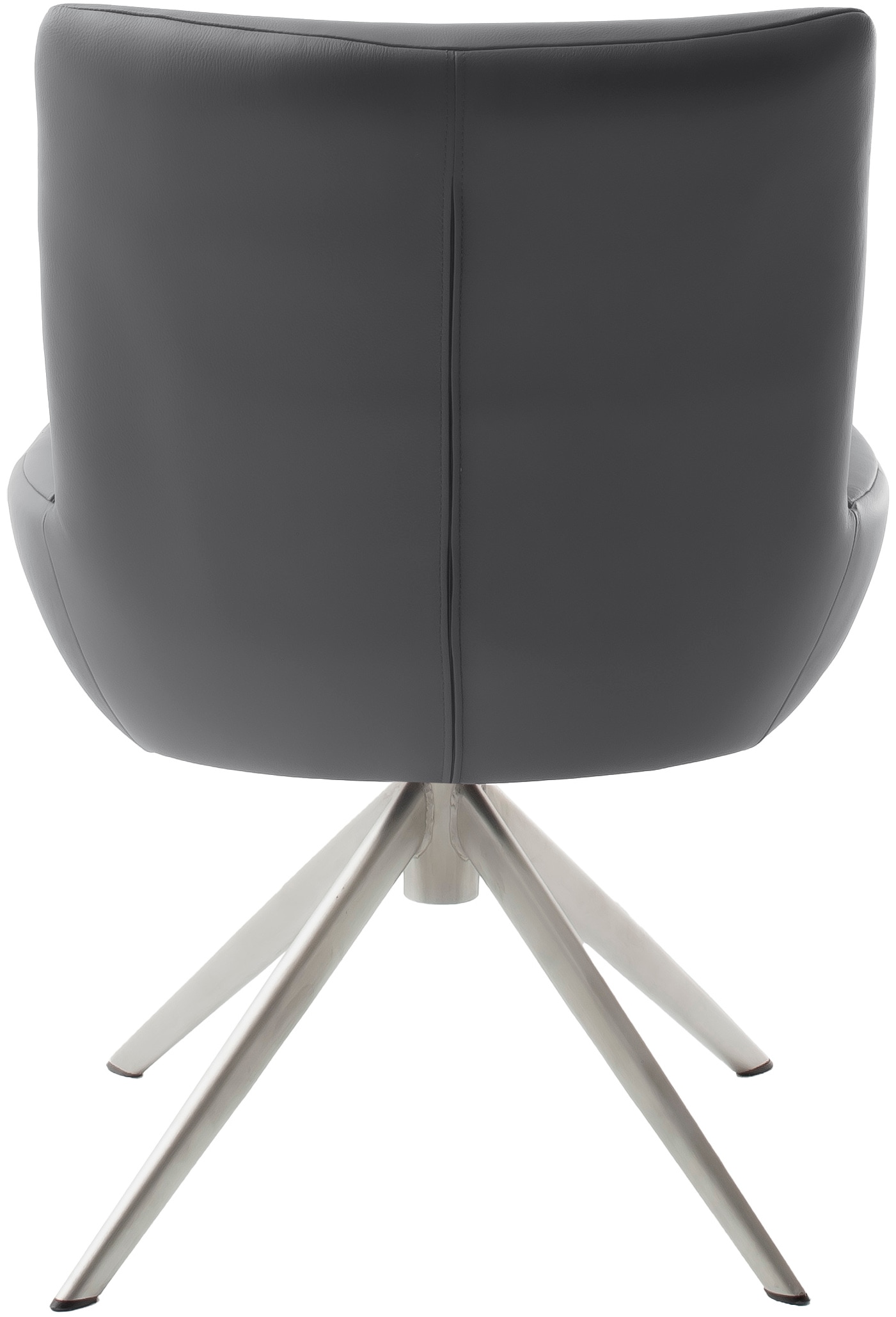 MCA furniture 4-Fussstuhl »WILSON Esszimmerstuhl, Armlehnstuhl, Polsterstuhl, modern«, (Set), 1 St., Leder, Stuhl, Armlehnenstuhl, drehbar, Taschenfederkern, belastbar 160 kg,XXL