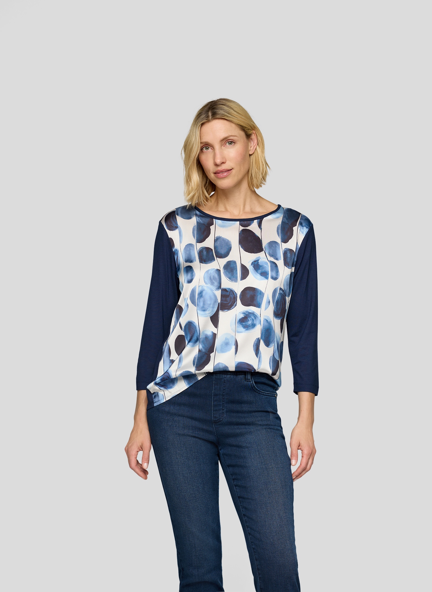 Rabe 3/4-Arm-Shirt, mit Front-Print