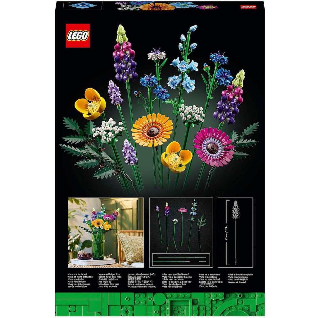 LEGO® Konstruktionsspielsteine »Wildblumenstrauss (10313), LEGO® Icons«, (939 St.)