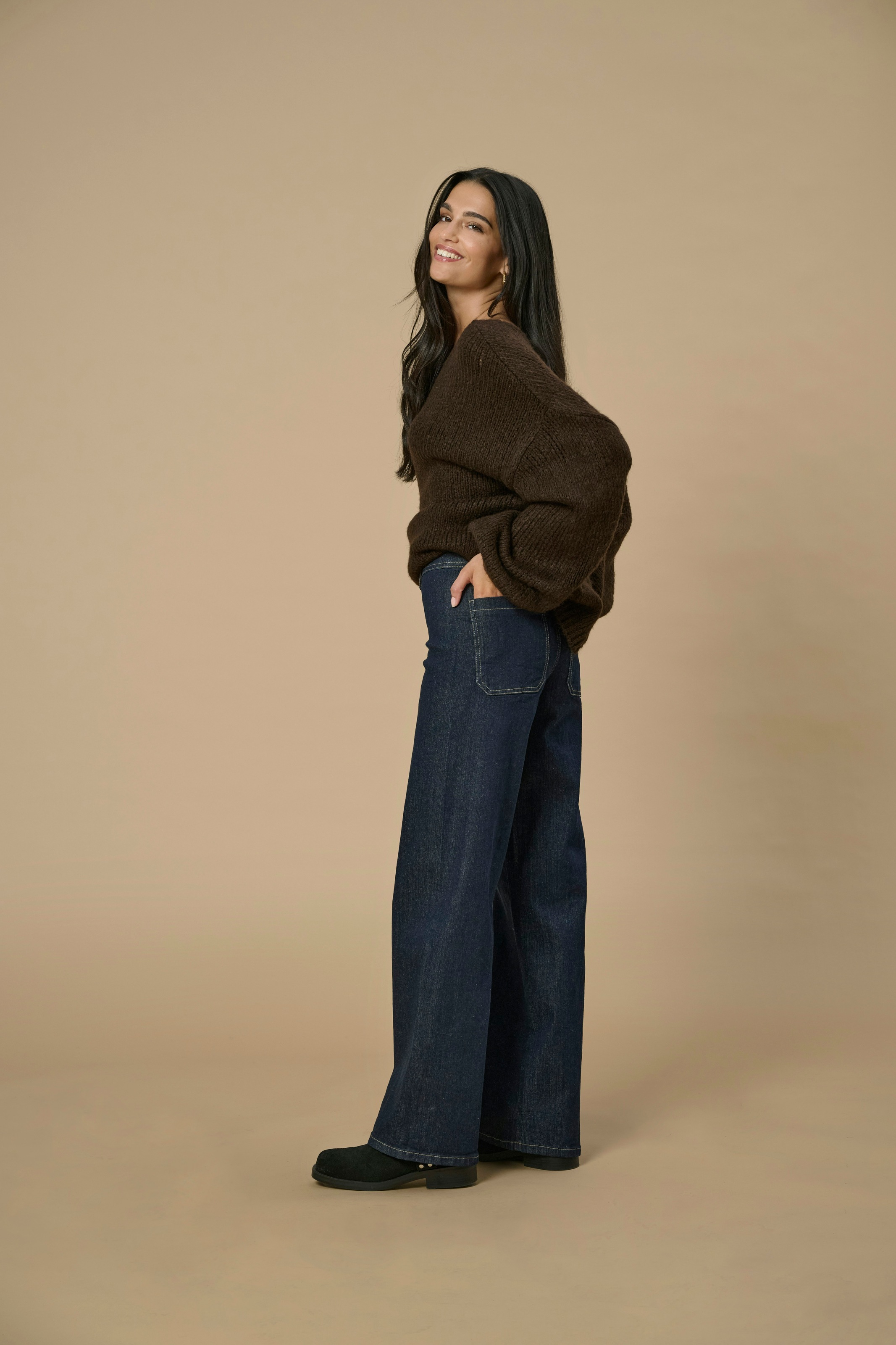 JDY Weite Jeans »JDYVANESSA MIDWAIST WIDE JEANS DBD DENIM«