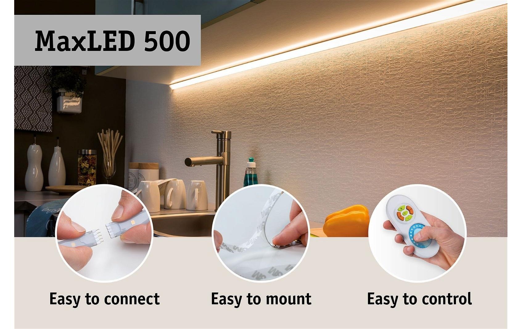 Paulmann LED-Streifen »MaxLED 500 LED Strip RGBW inkl. Adapterkabel 10 m«