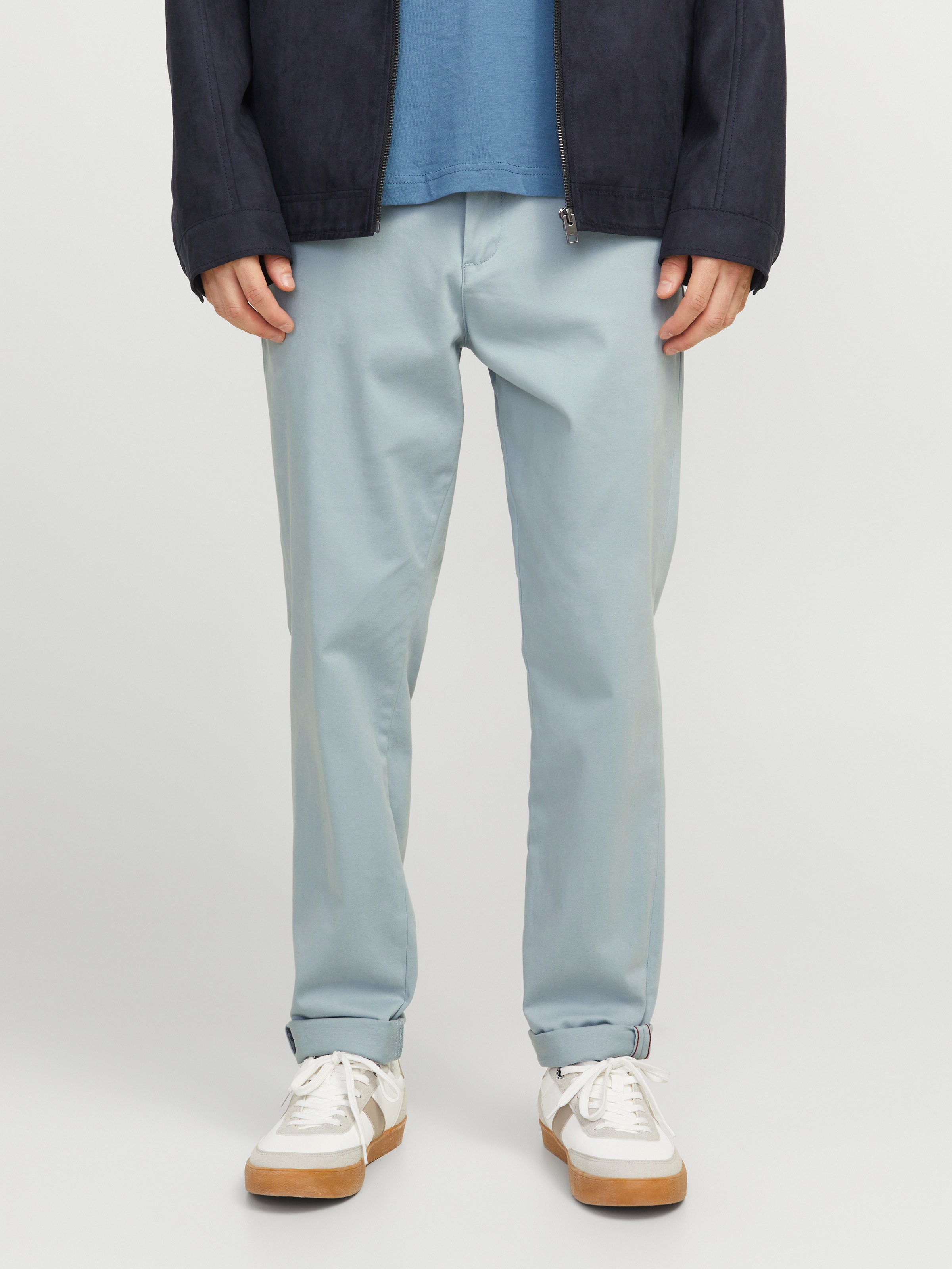 Jack & Jones Chinos »JPSTMARCO mit Stretchkomfort und schmalem Bein« mit Reissverschluss