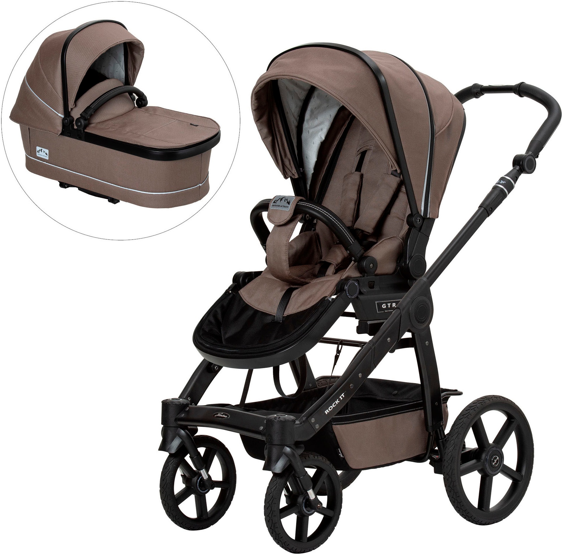 Hartan Kombi-Kinderwagen »Rock it GTR Outdoor« Made in Germany