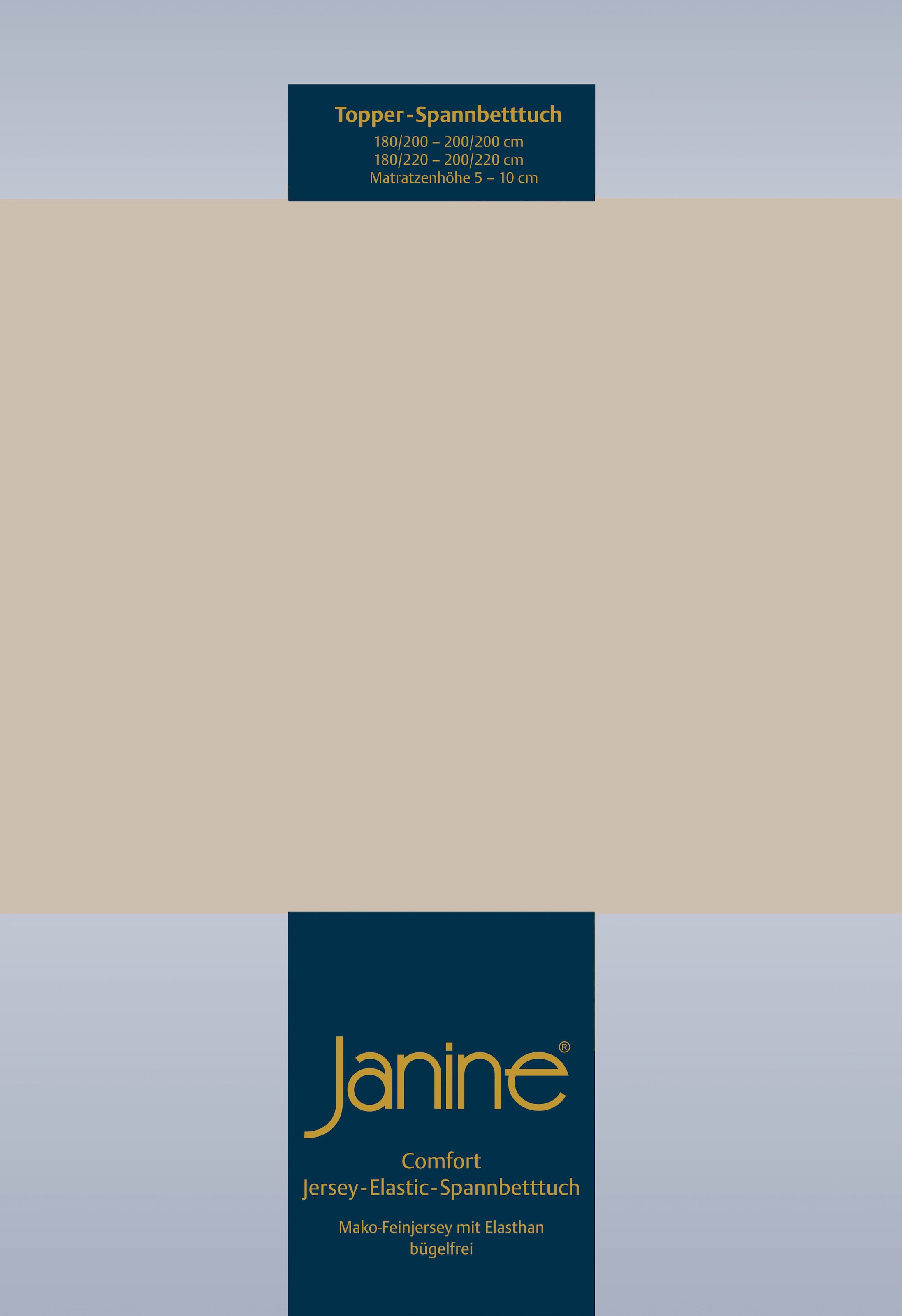 Janine Spannbettlaken "TOPPER 5001" mit Rundumgummizug