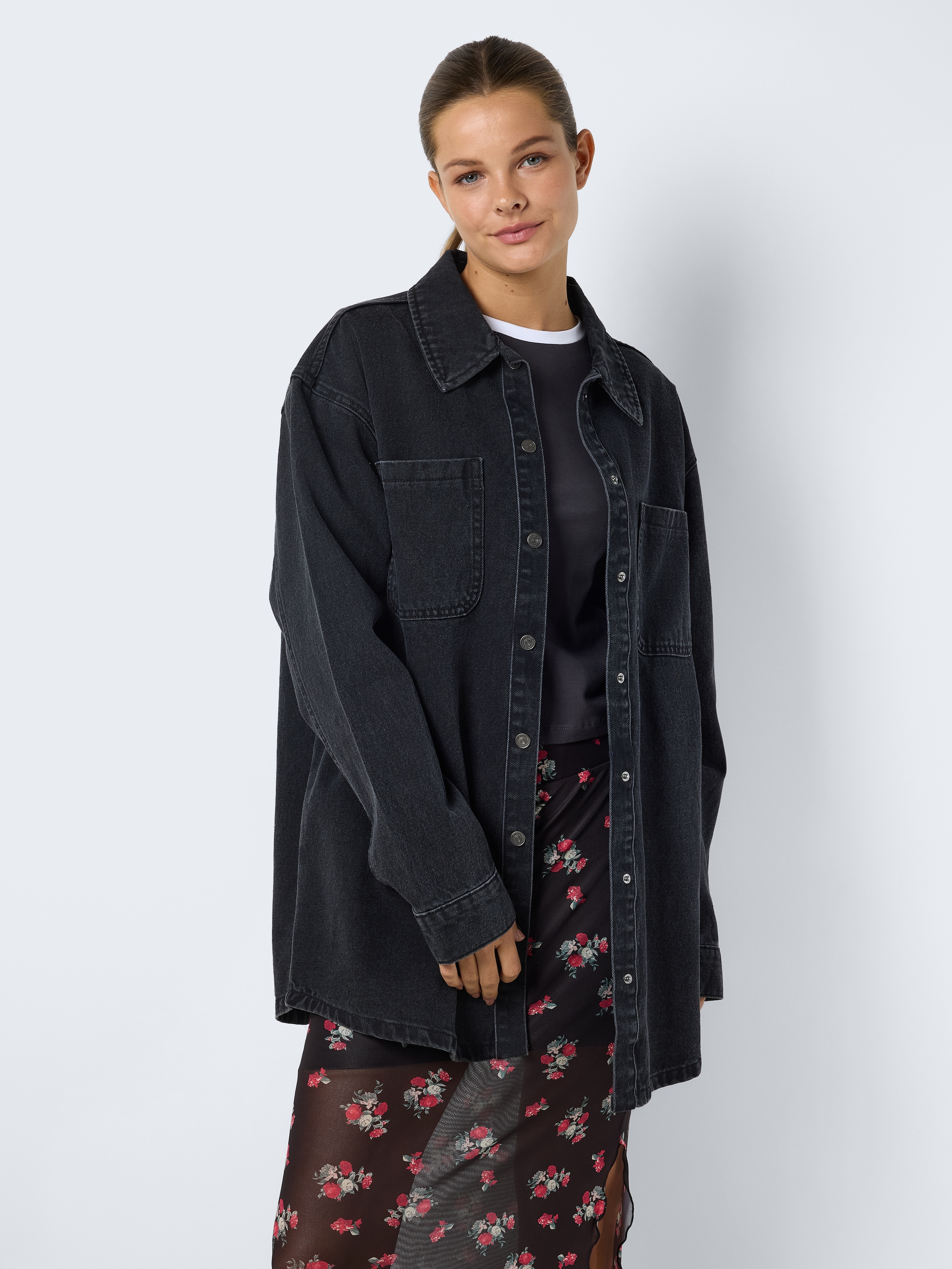 Noisy may Jeansjacke »NMALVA L/S DNM SHACKET AZ387BL NOOS«