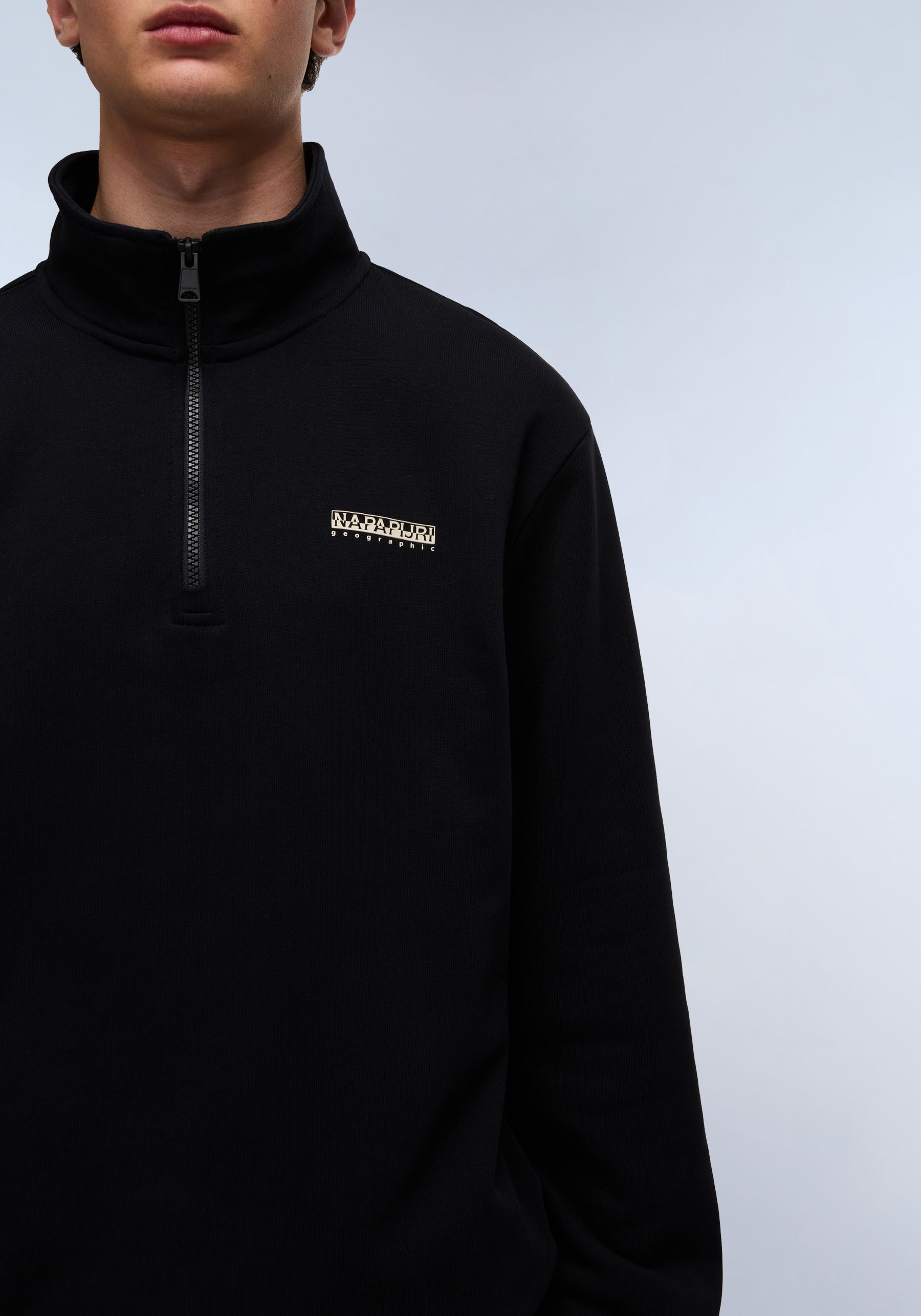 Napapijri Sweatshirt »SMALL BOX«, Stehkragen mit Reissverschluss