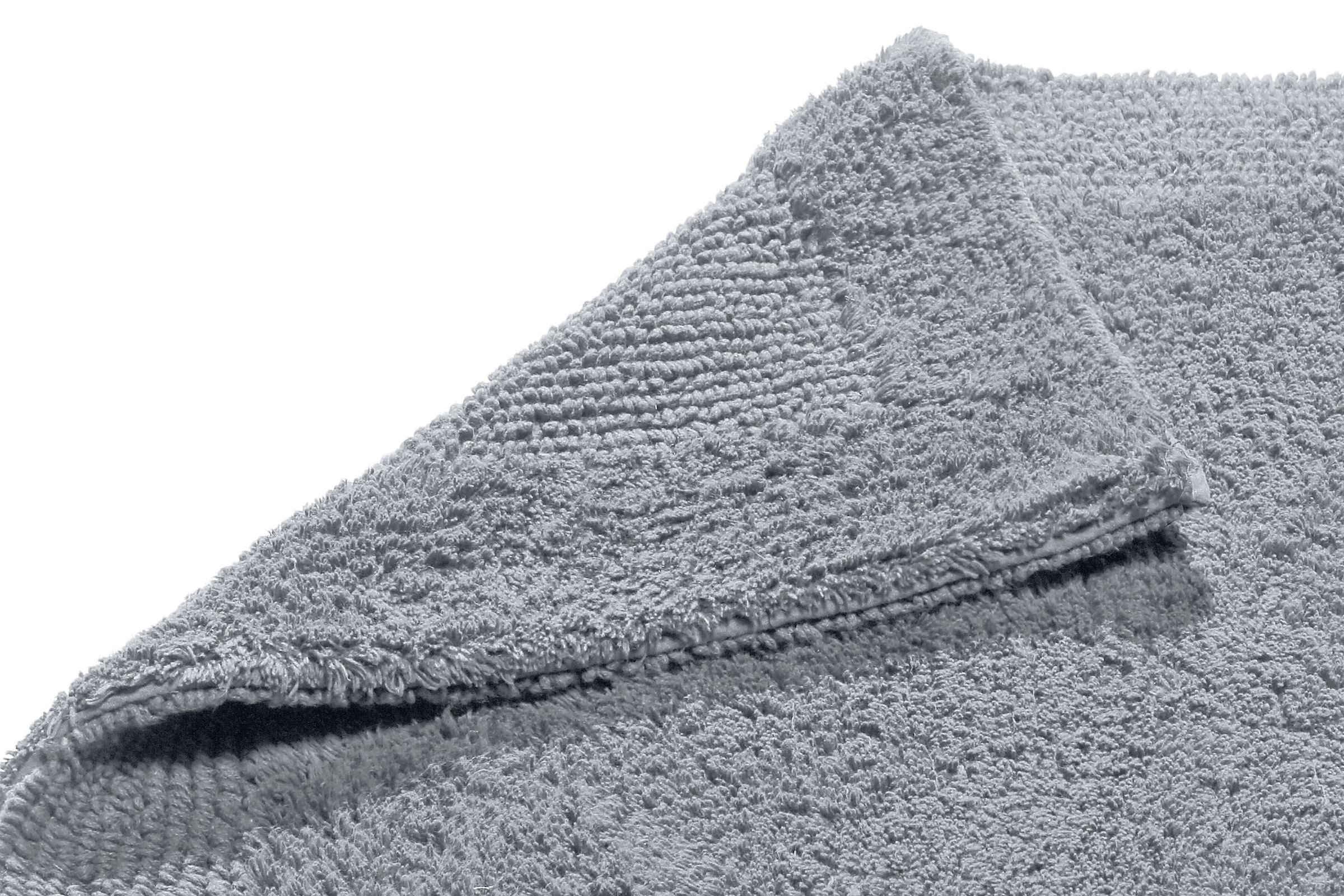 my home Badematte »Kapra, Badvorleger, Badezimmer Teppich«, beidseitig nutzbar-fussbodenheizungsgeeignet-strapazierfähig, mit Bordüre, Badteppich, Badematte
