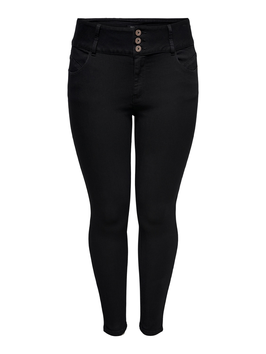 ONLY CARMAKOMA Skinny-fit-Jeans »CARANNA LIFE HW SK ANK JEANS BLACK NOOS«