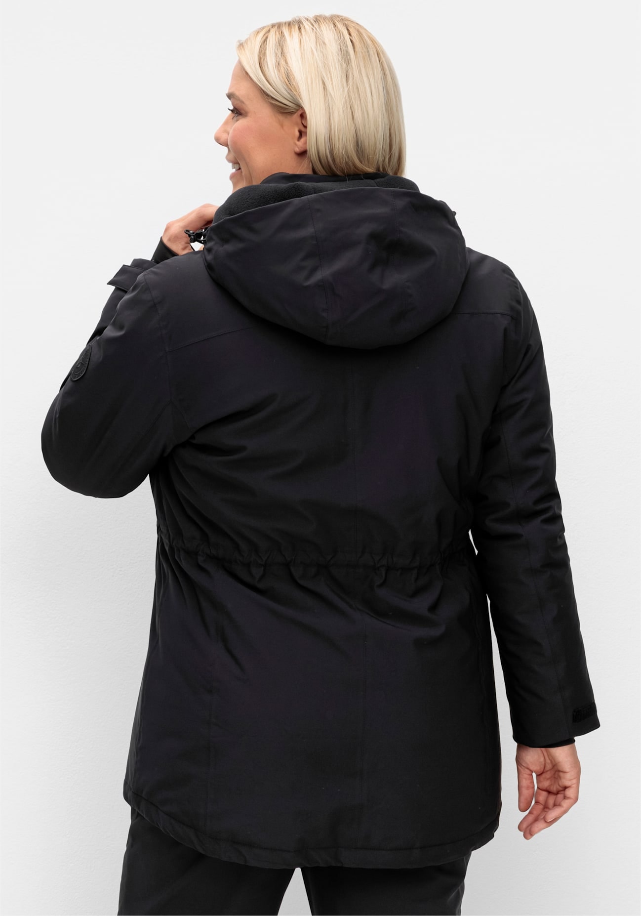 Sheego Funktionsjacke, mit Kapuze