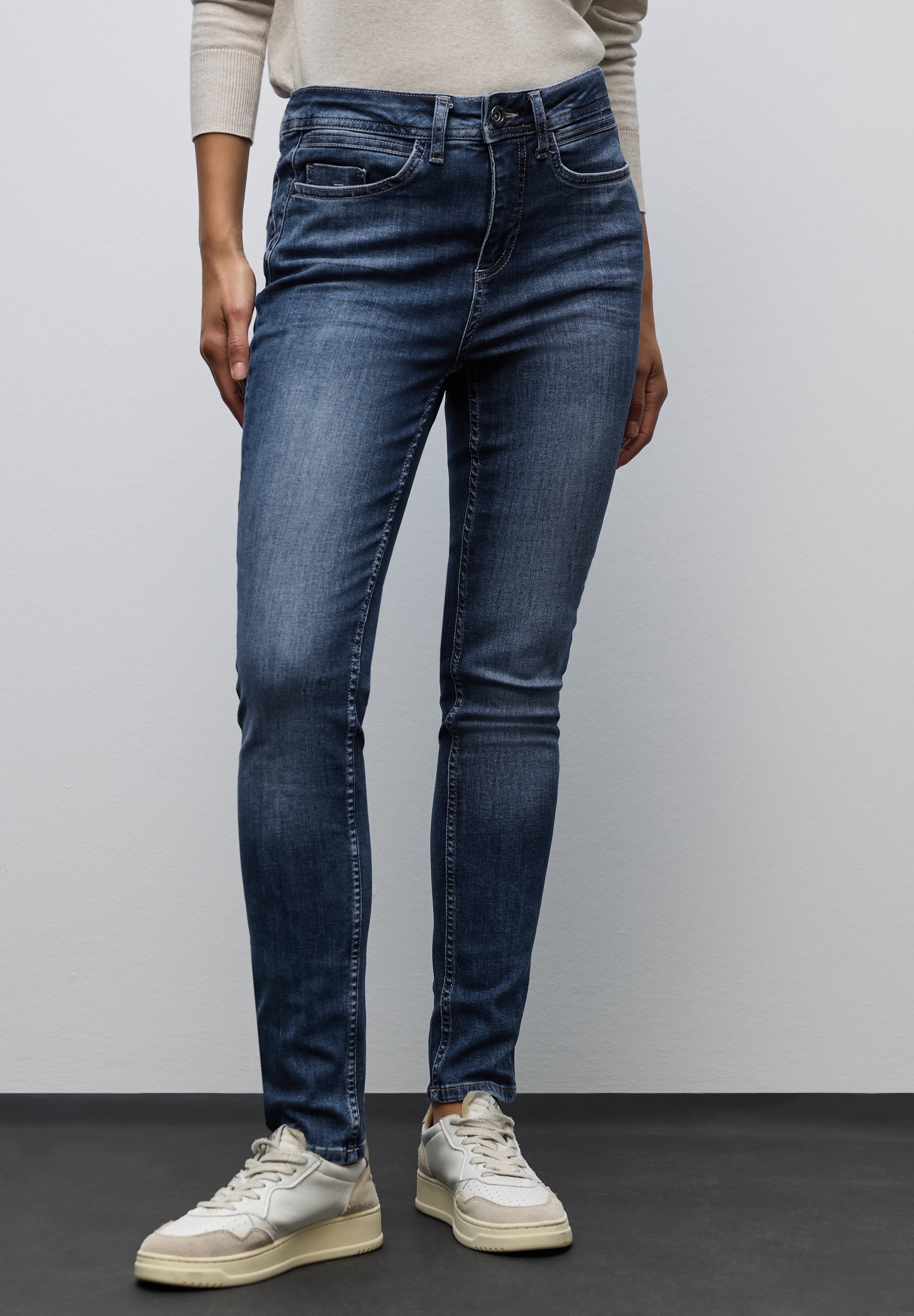 STREET ONE Slim-fit-Jeans »Style York« mit Stretch