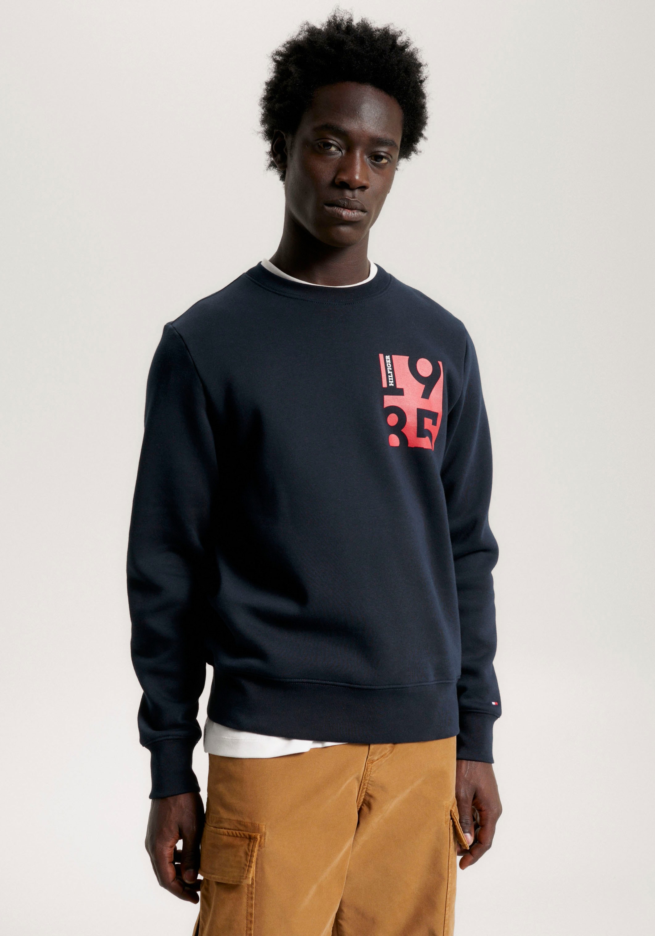 Tommy Hilfiger Sweatshirt »CHEST PRINT CREWNECK« online shoppen |  Jelmoli-Versand | Blusenkleider