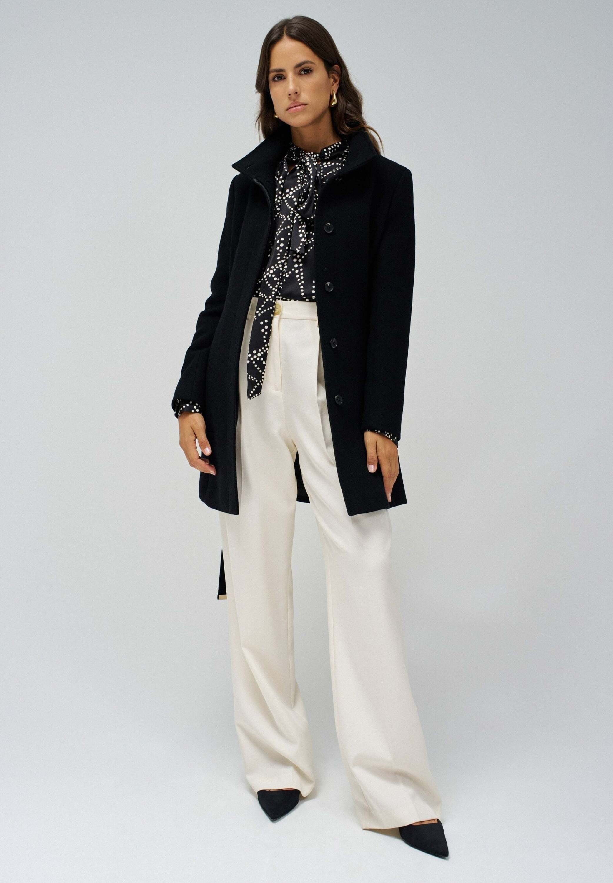 Salsa Wolljacke »Salsa Jeans Jacken Basic Wool Coat«