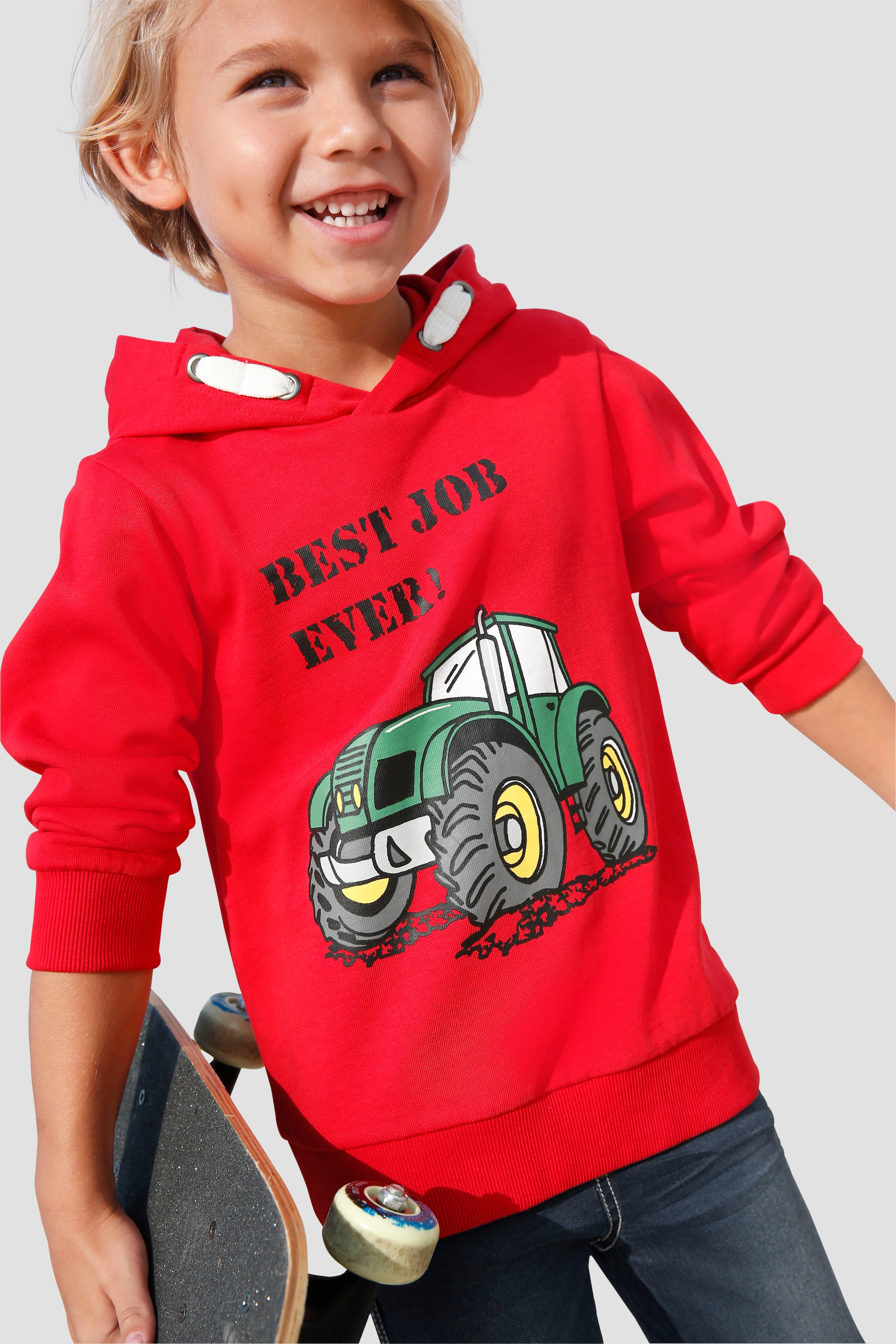 ✵ KIDSWORLD Kapuzensweatshirt »BEST EVER!« bestellen JOB | online Jelmoli-Versand